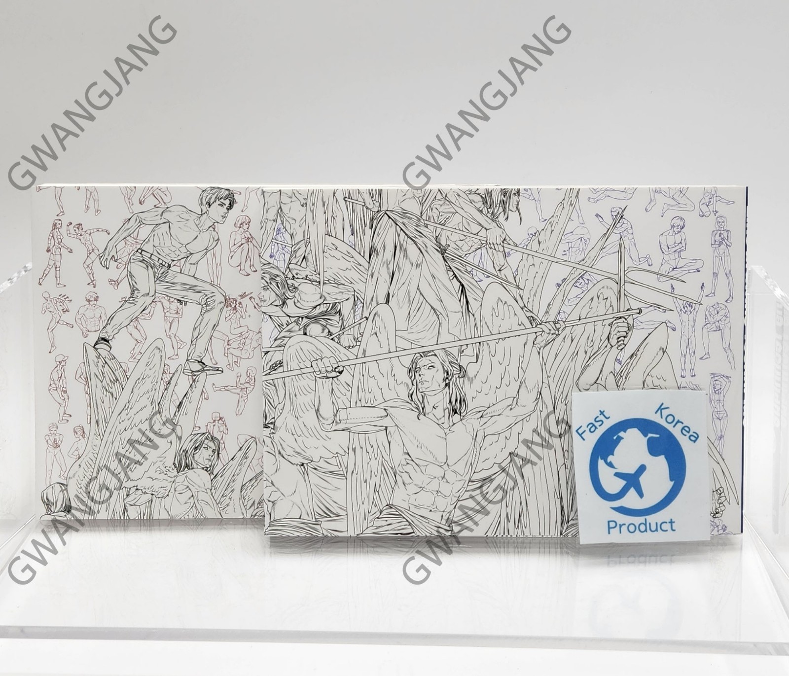RockHe Kim’s Anatomy Line Drawing Technique Set Books English Ver Art illustrat