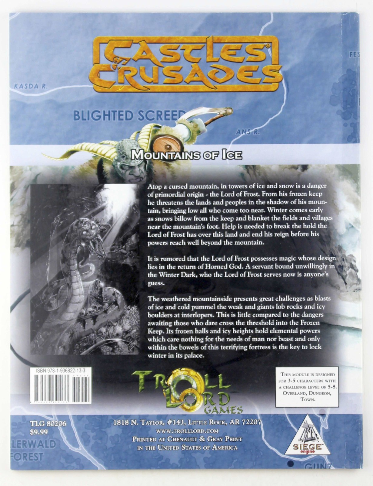 Castles & Crusades A6 Of Banishment & Blight Davis Chenault Troll Lord Games
