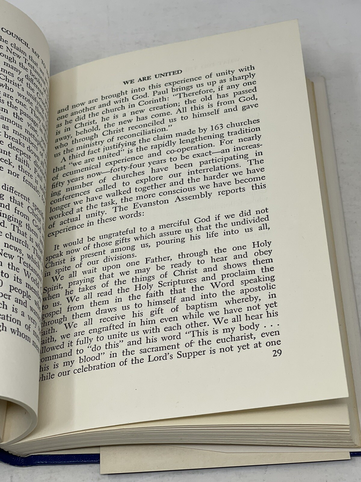 What Did the World Council Say to You Harold A. Bosley HC DJ 1960 SIGNED 1st Ed