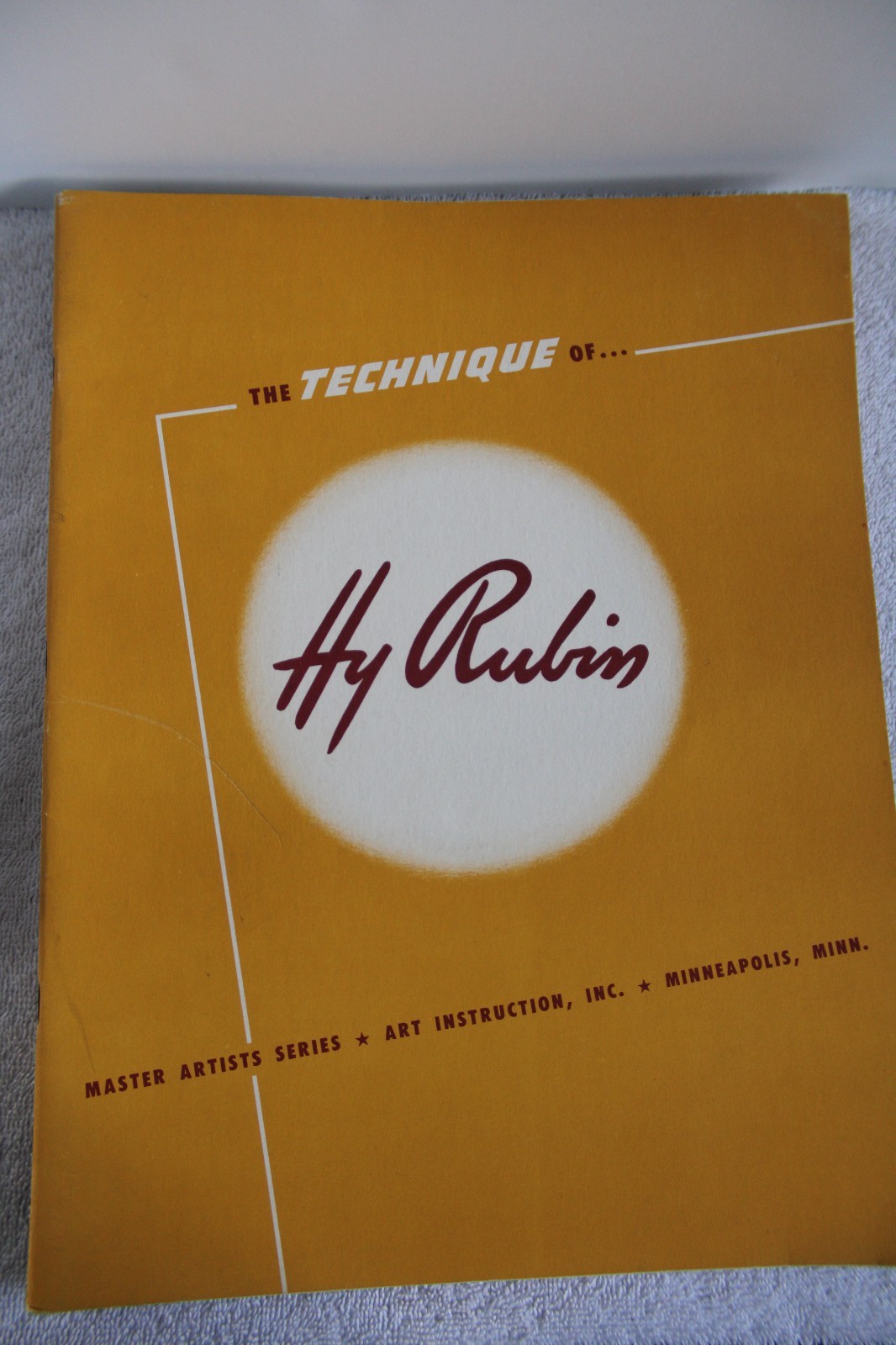 1950s Vintage Art Instruction Inc. Course Books Lot & The Technique of Hy Rubin