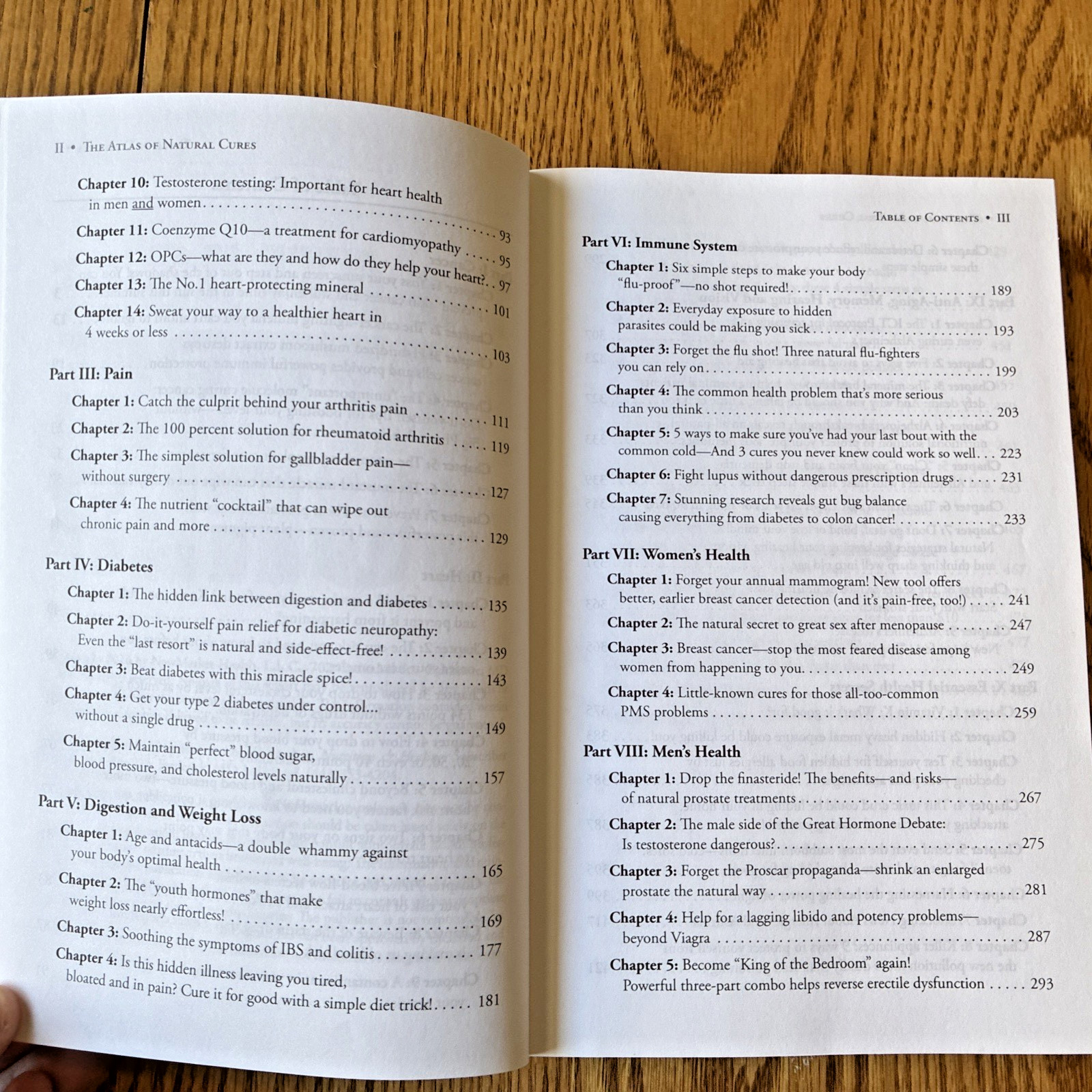 Natural Health Books Lot 3 – Miracles From Vault, Uncensored Health, Atlas Cures