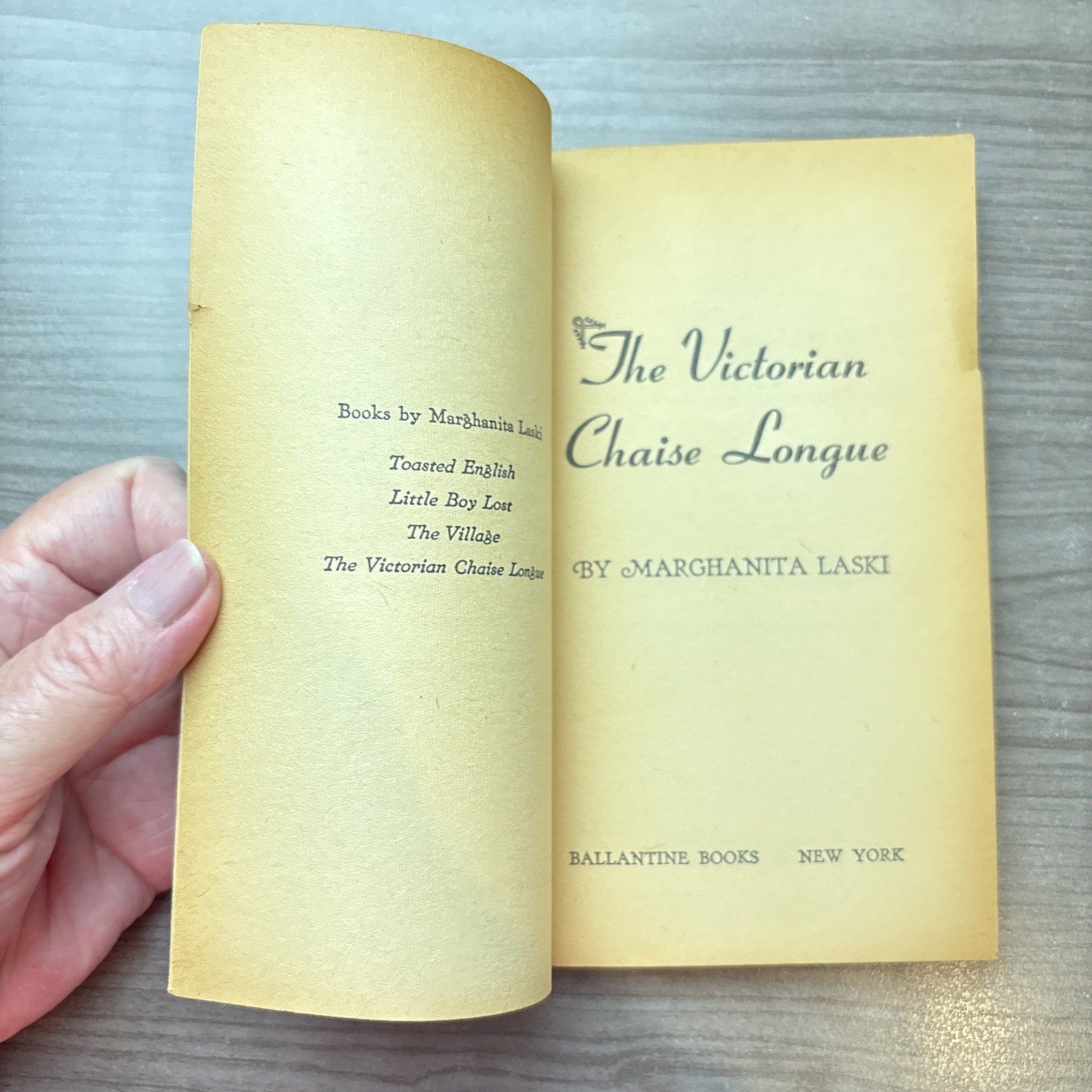 The Victorian Chaise Longue Marghanita Laski VTG PB Bantam Books 441K