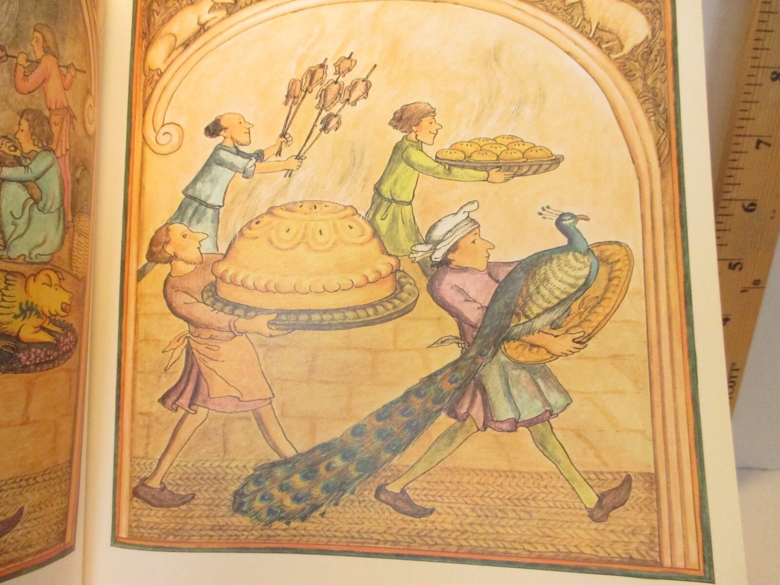children’s picture book A MEDIEVAL FEAST signed by ALIKI 1983 hc + dj