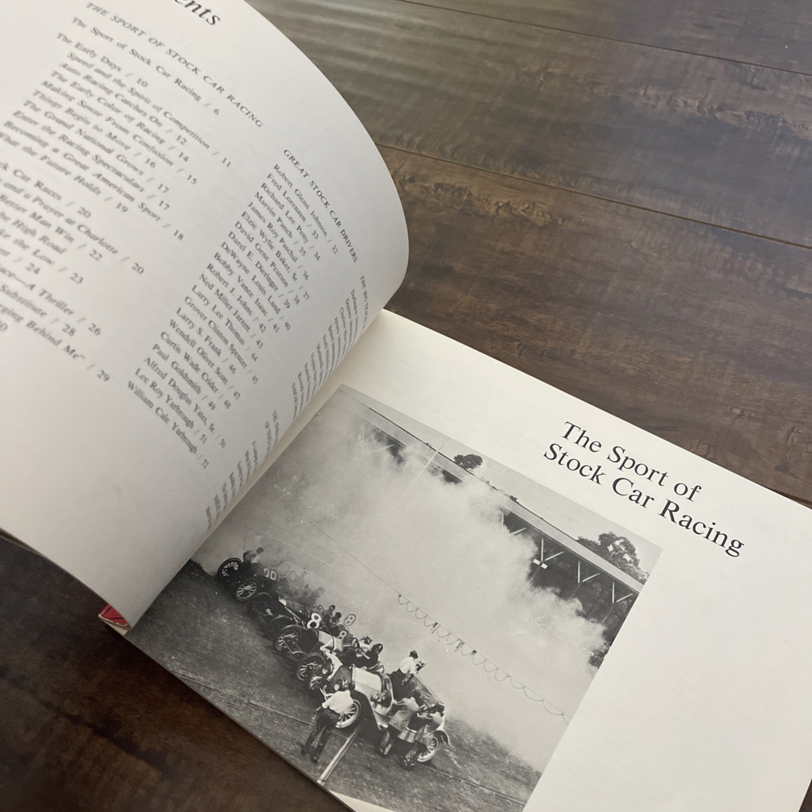 Original 1965 THE RACING FLAG NASCAR Book By Bloys Britt & Bill France 86 Pages