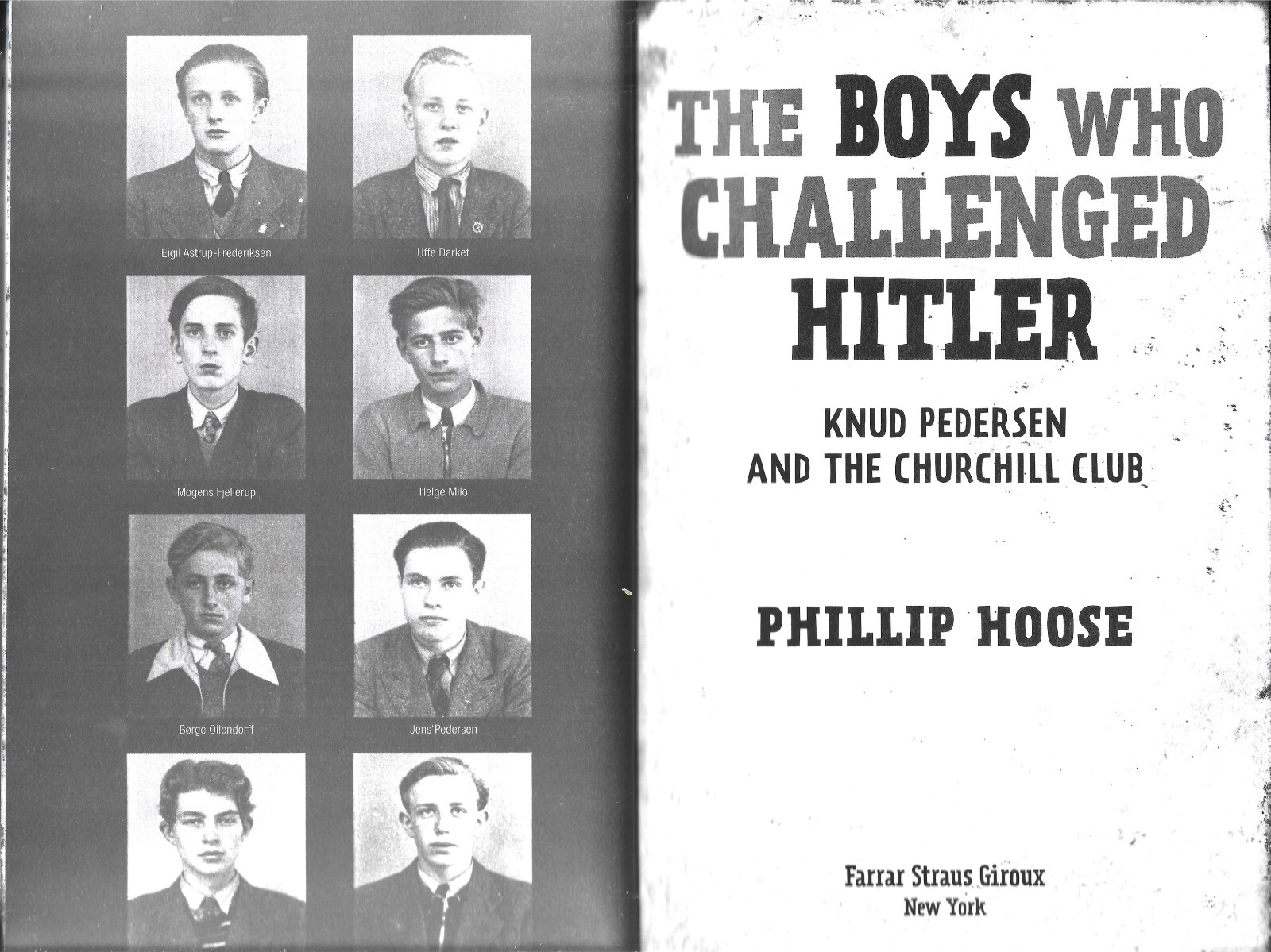 Boys Who Challenged Hitler-Knud Pedersen HB-Phillip Hoose-2015-198 pages
