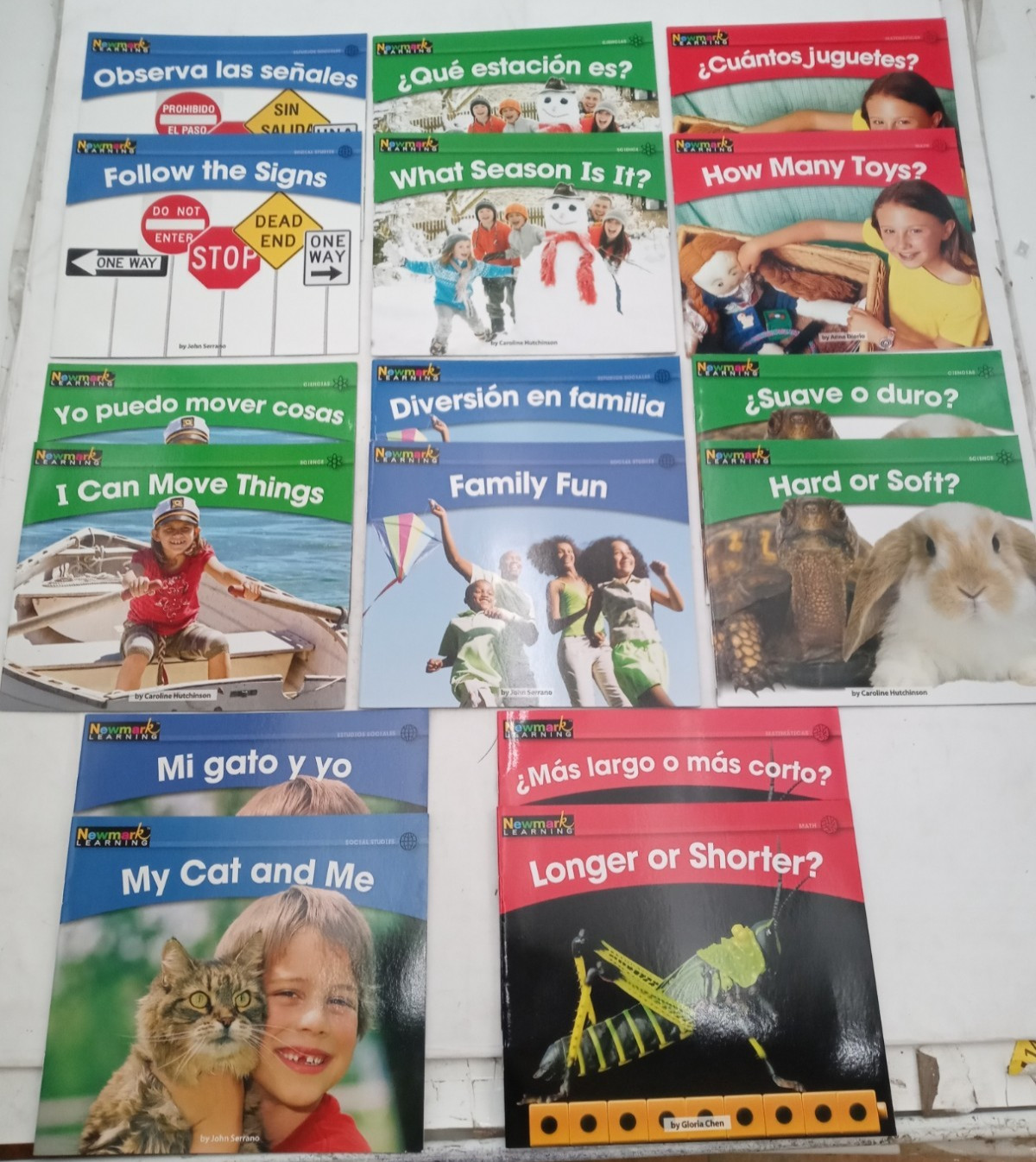 Kaplan Early Learning PB Set Eng & Spanish Ver. 8 titles 16 books total, #73019