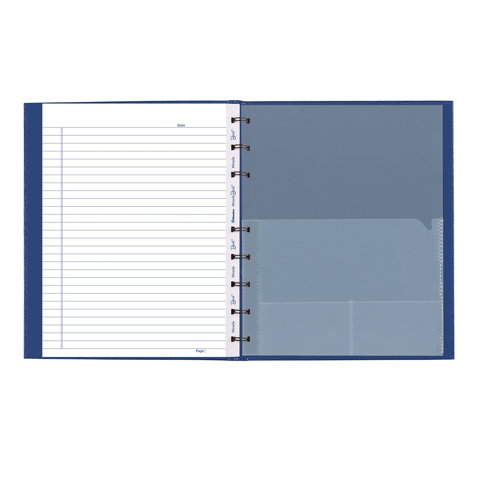 MiracleBind™ Notebook, Lizard-Like Hard Cover, 9.25″ x 7.25″, 150 Pages, Indi…