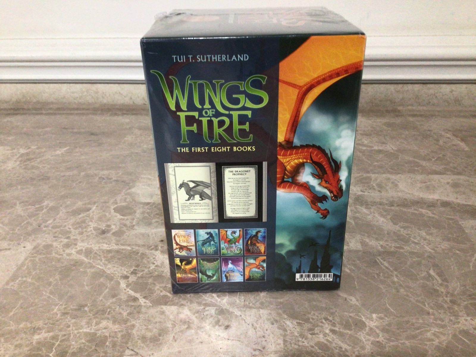 Wings of Fire: 8 Book Box Set (#1-8) the First Eight Books Tui T Sutherland NEW