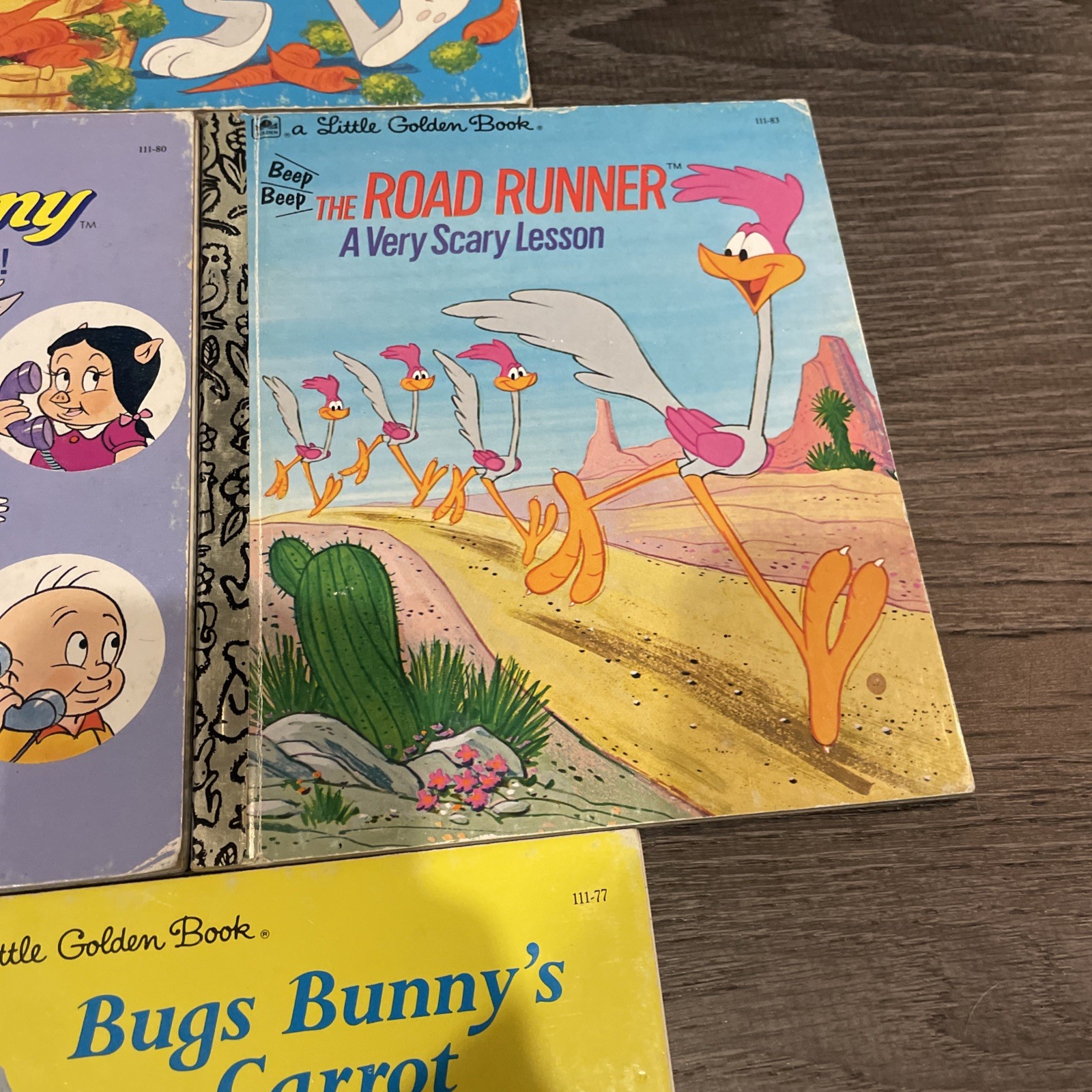 Lot Of 7 The Little Golden Books – Looney Tunes – Bugs Bunny Tweety Road Runner