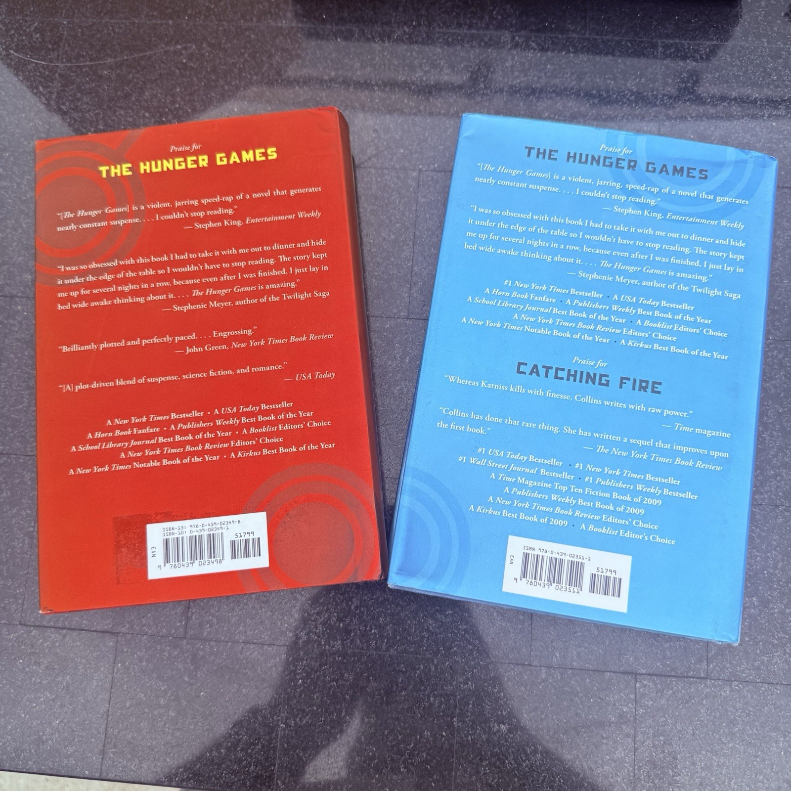 The Hunger Games Catching Fire Mockingjay Suzanne Collins HC Scholastic Press