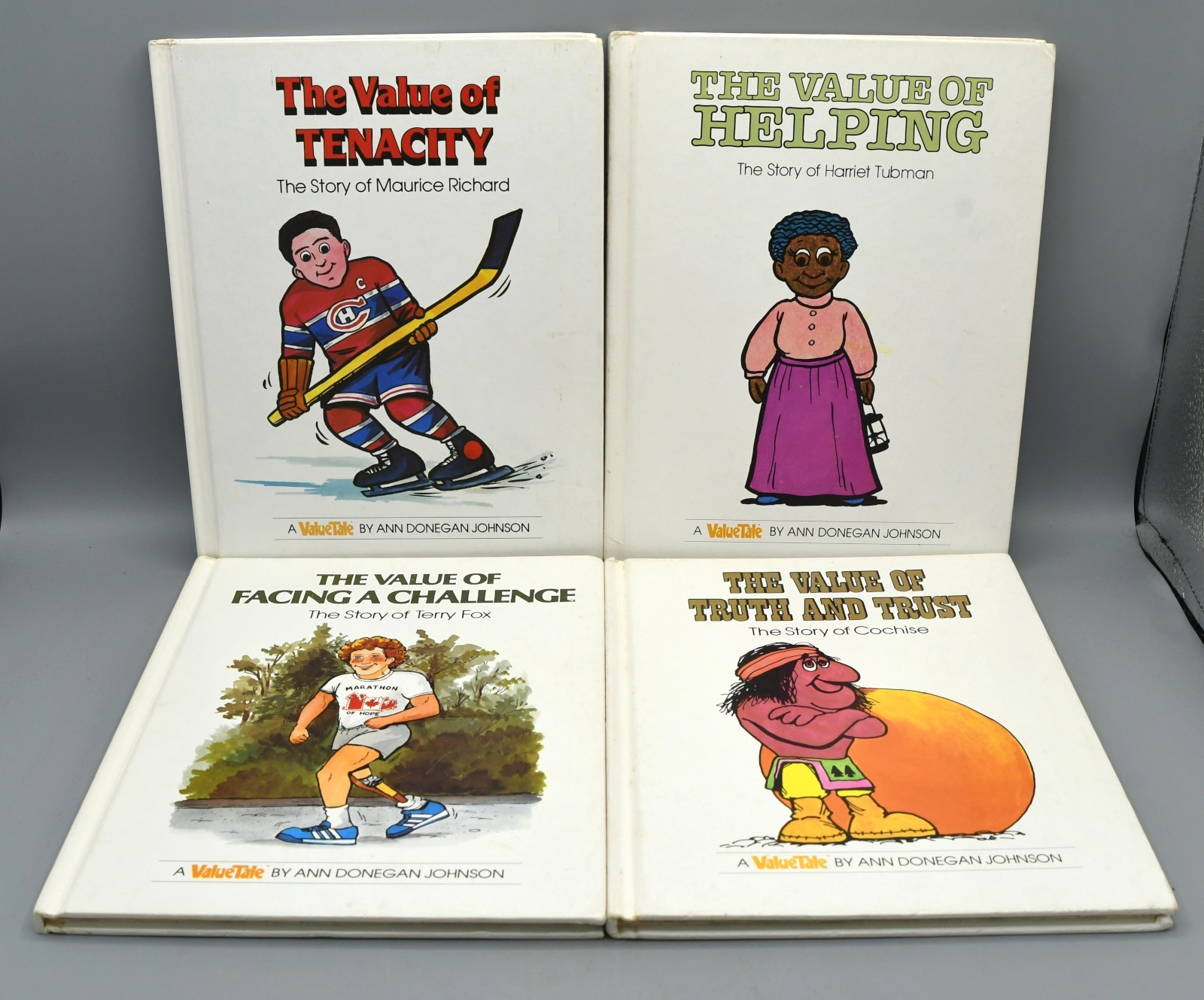 ValueTales Book Lot of 28 Johnson Vintage 1970s Hardcover Morals Biographies