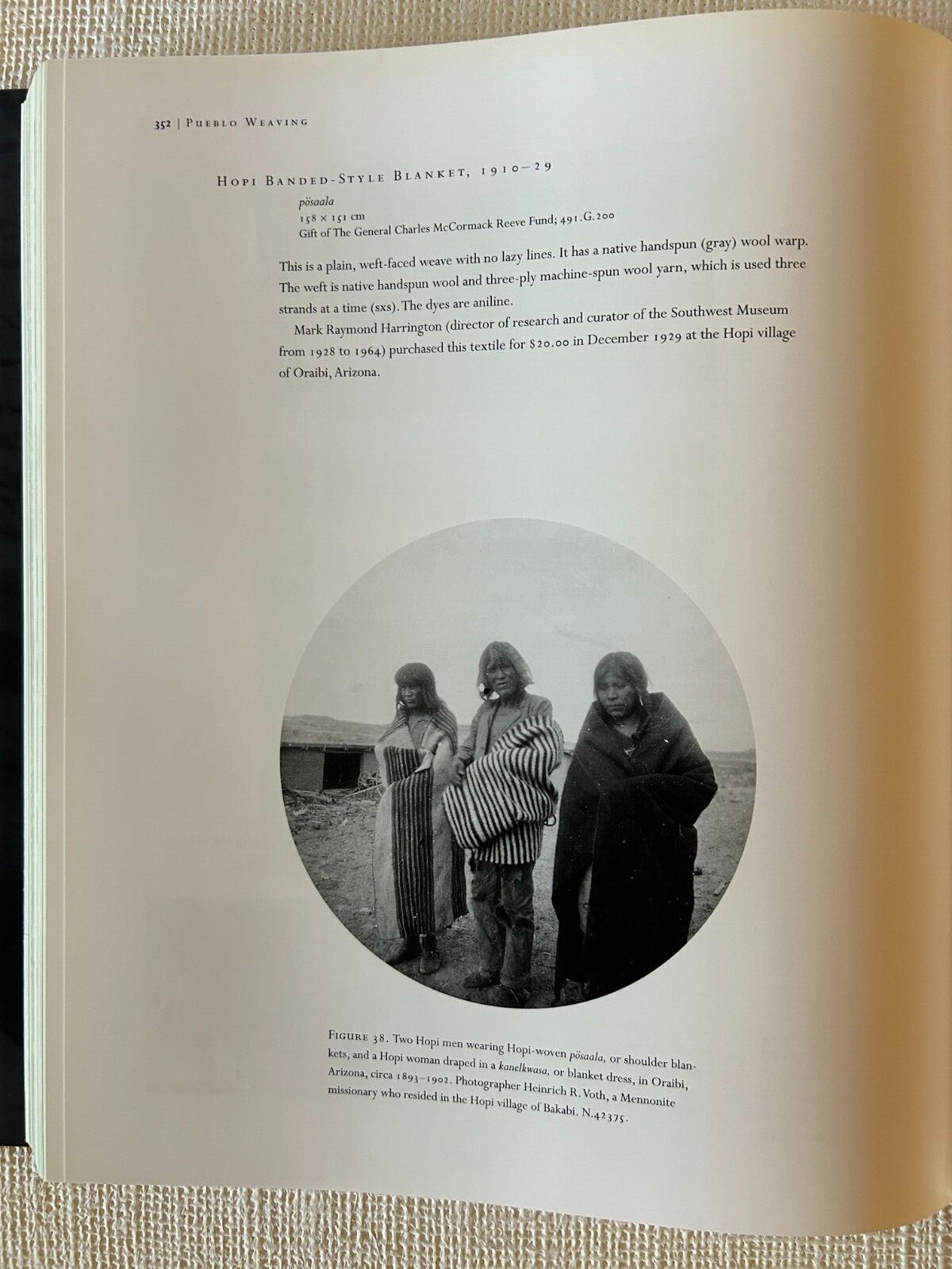 Southwest Textiles Weaving of the Navajo and Pueblo; Kathleen Whitaker; +CD-ROM
