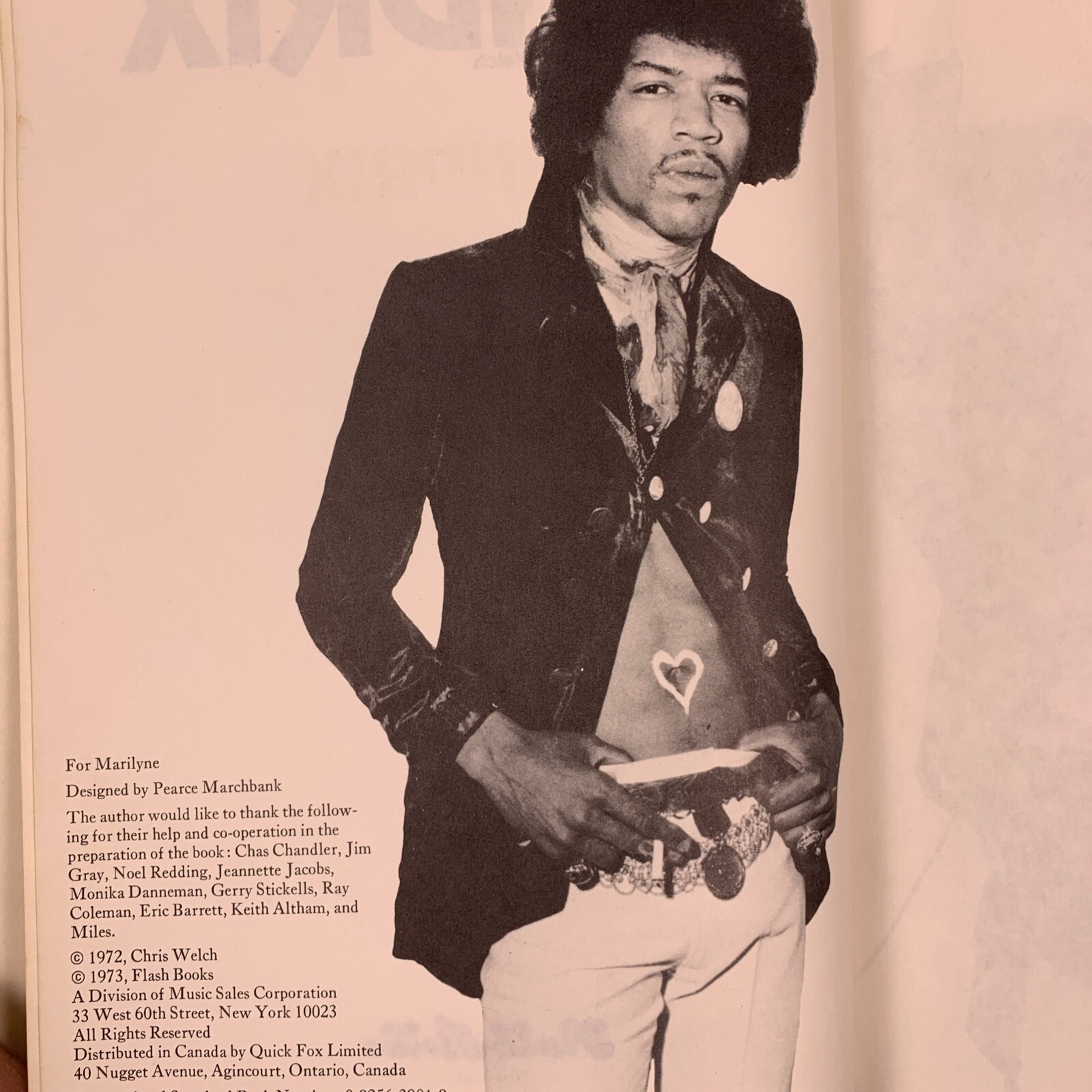 Hendrix – A Biography by Chris Welch 1972