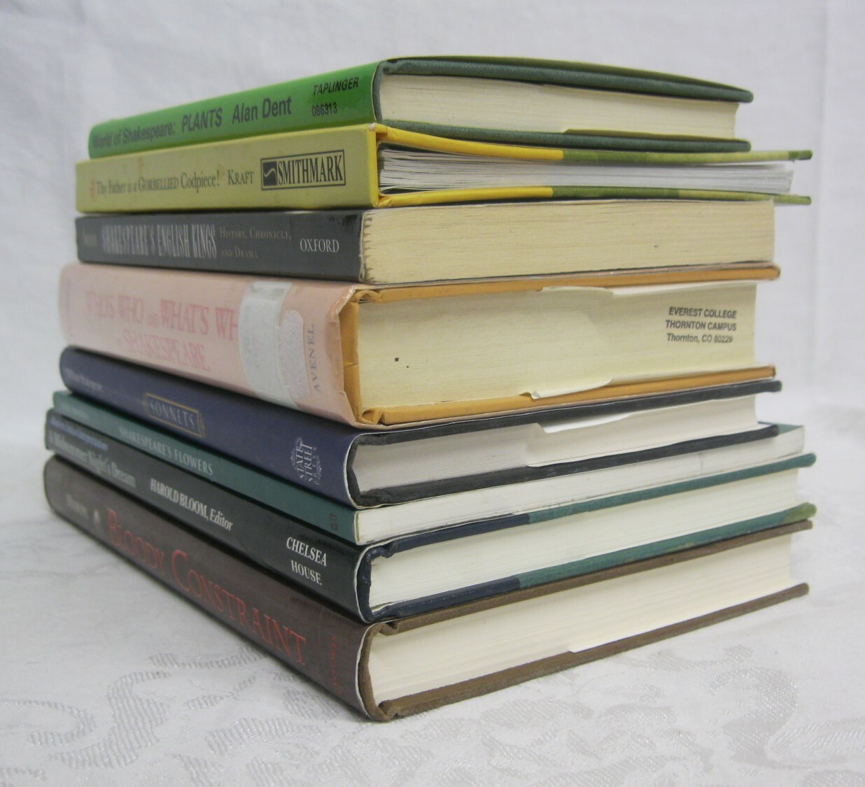 World of SHAKESPEARE Plants Flowers Sonnets Bloody Constraint Book Lot Of 8