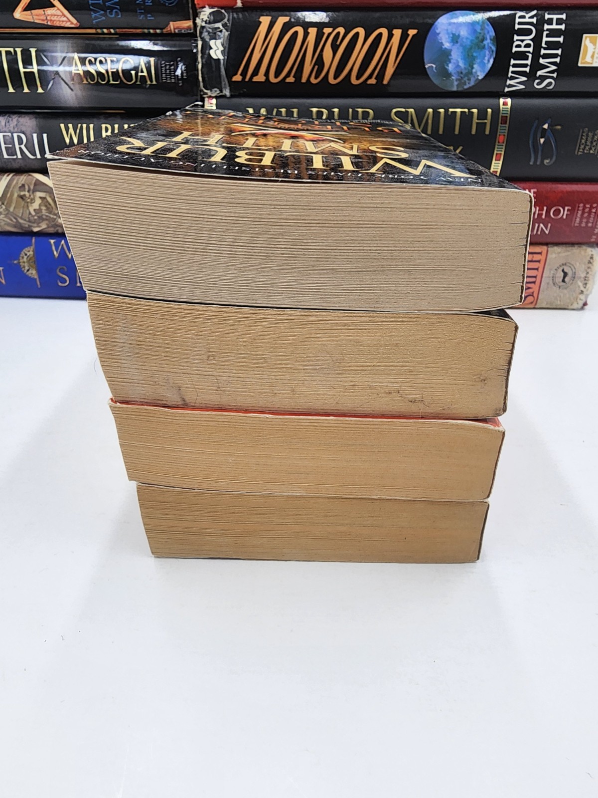 Lot of 18 Wilbur Smith Adventure Novels – Paperback/Hardcover Mix Acceptable