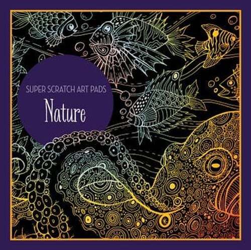 Super Scratch Art Pads: Nature by Union Square Kids: New