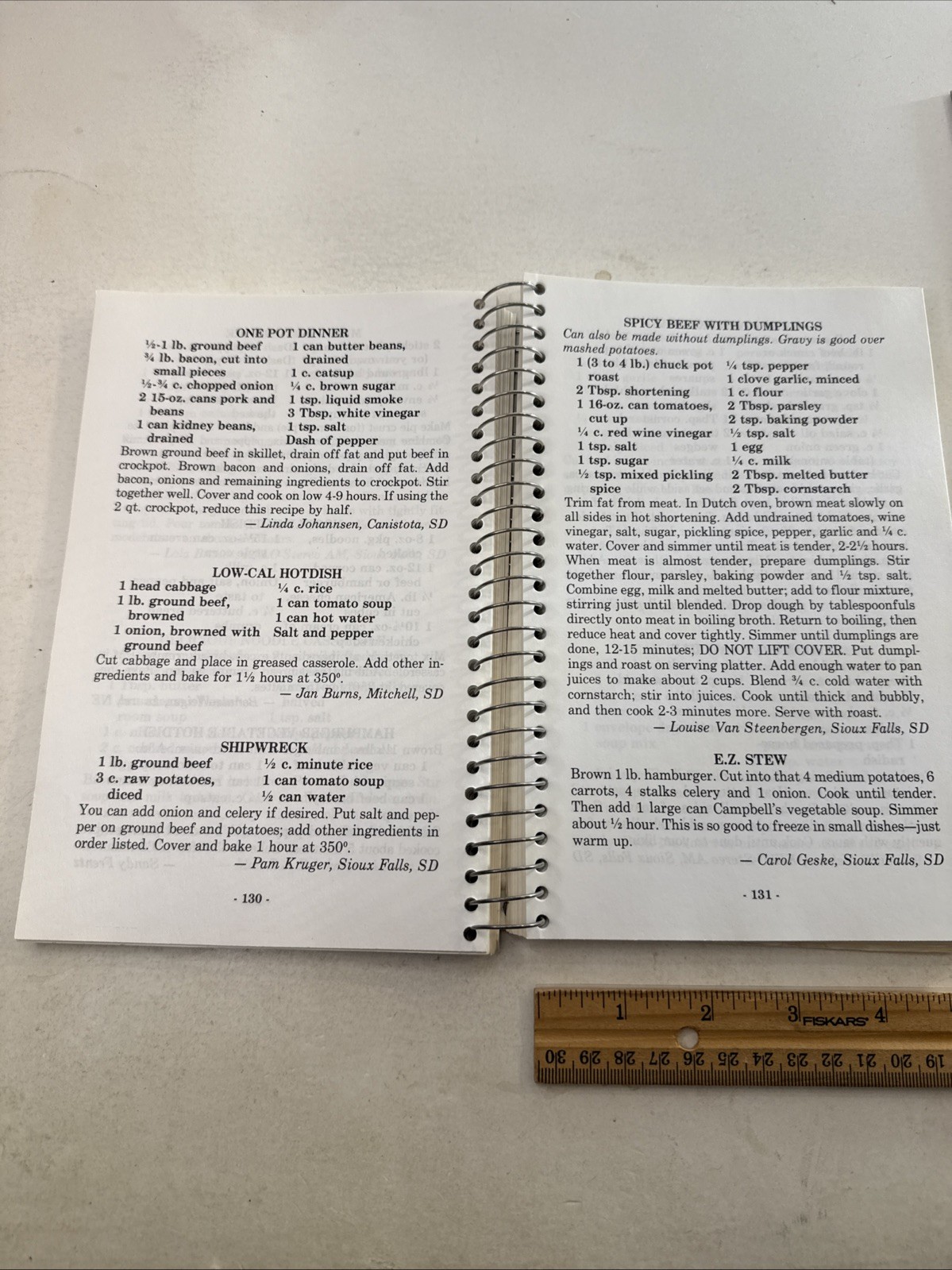Sioux Falls South Dakota SD Cookbook Vintage 1980s KELO Radio Station Midwestern