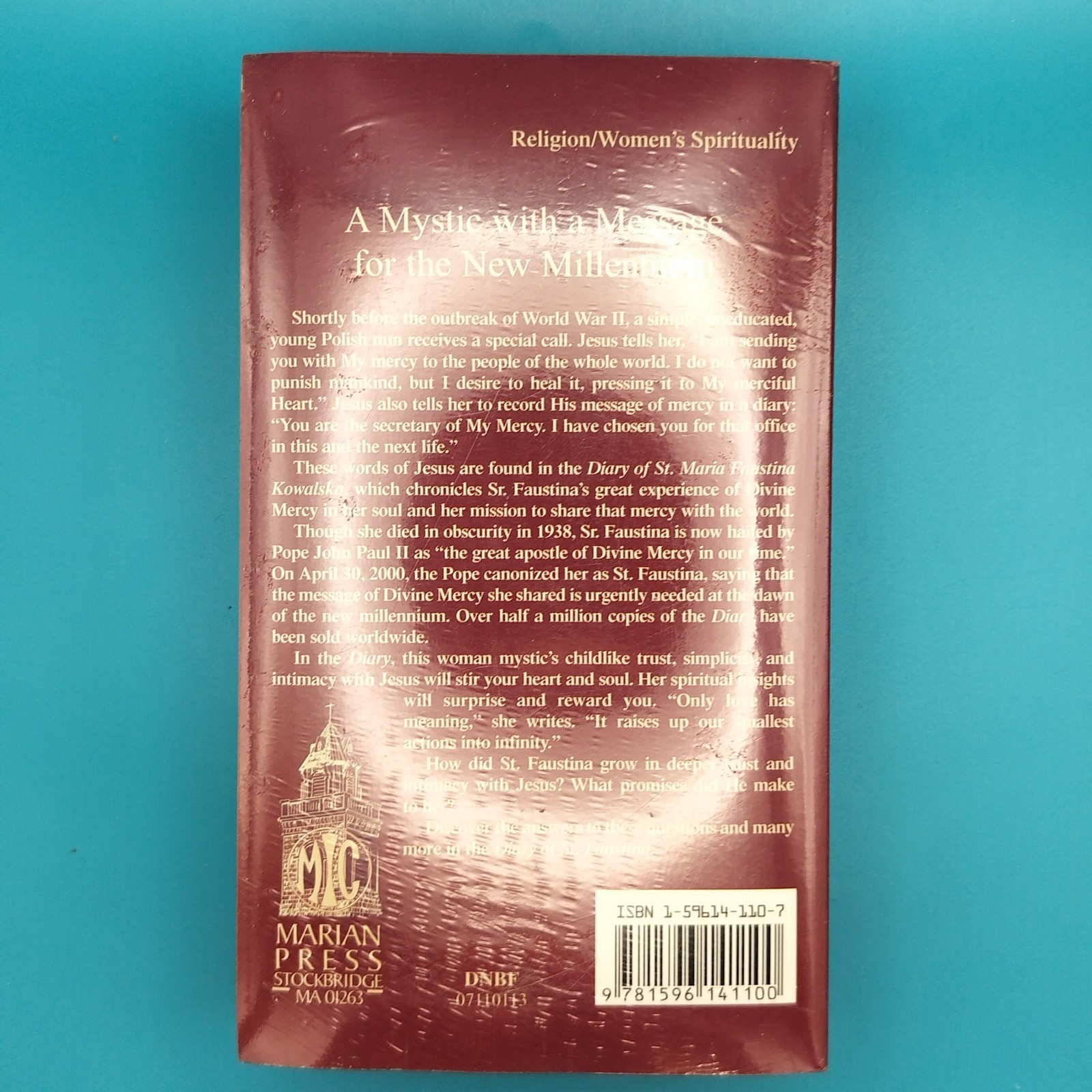 Diary of Saint Maria Faustina Kowalska: Divine Mercy in My Soul Paperback Sealed