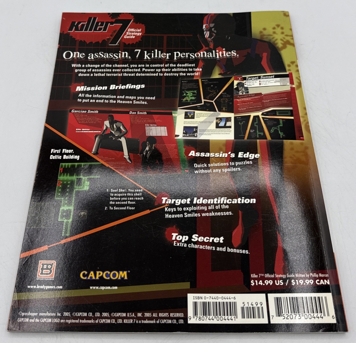 Killer 7 BradyGames Official Strategy Guide Nintendo Gamecube PS2