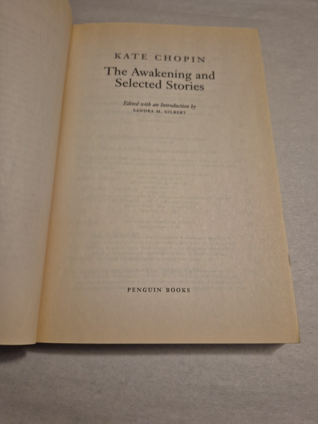 The Awakening and Selected Stories Kate Chopin Penguin Classics TPB Literature