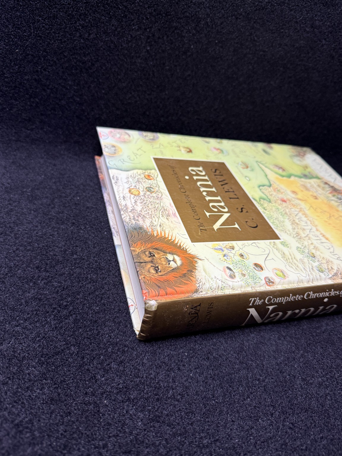 Complete Chronicles of Narnia C.S. Lewis Illus Pauline Baynes HarperCollins HC
