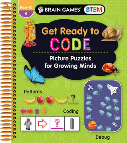Brain Games STEM – Get Ready to Code: Picture Puzzles for Growing Minds ( – GOOD