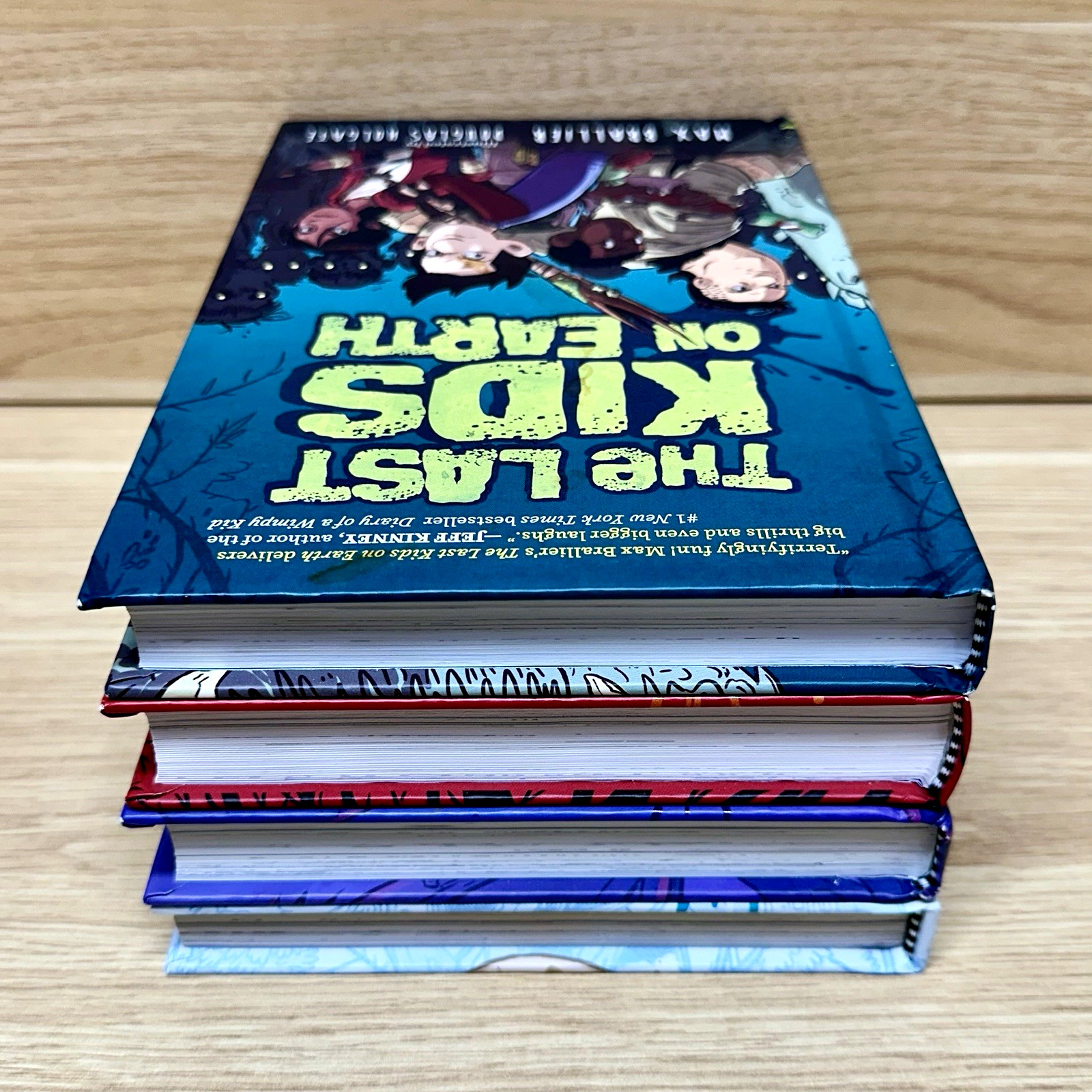 Lot of 4 The Last Kids on Earth Books Hardcover Max Brallier Netflix Series Set