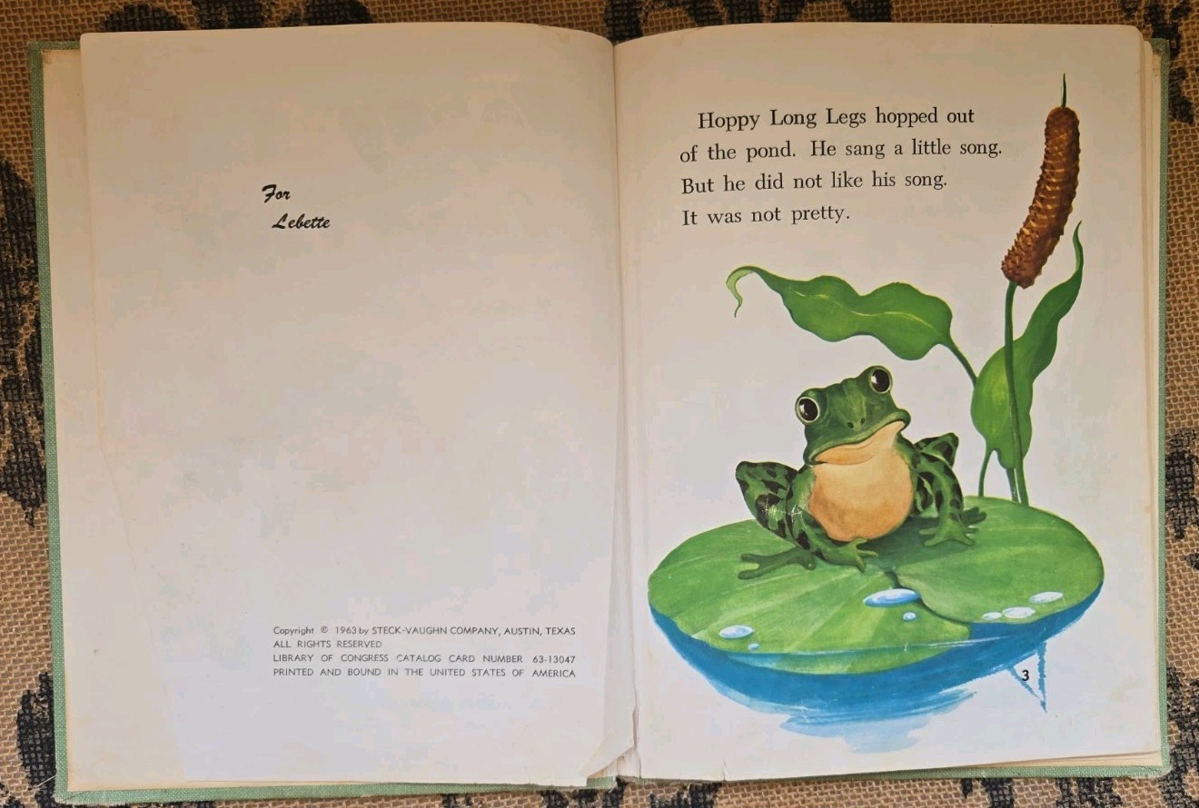 Stories about Frogs Childrens Book Lot Freddie the Frog, Hoppy Long Legs, Gorky