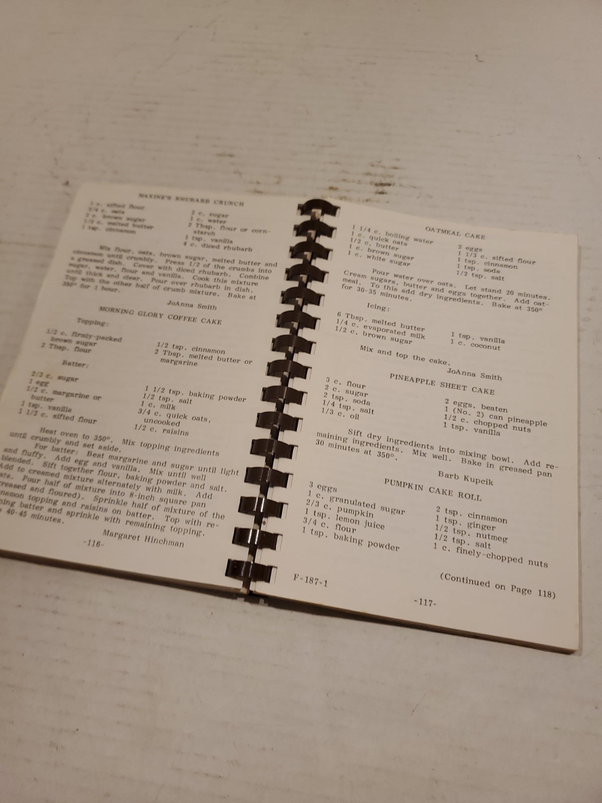 Vintage Cherished Recipes Cookbook Recipe Collection Georgetown Illinois