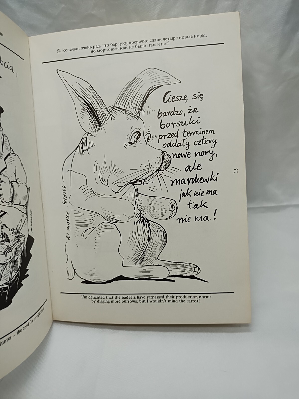 Andrzej Krauzes Poland Cartoonist Book