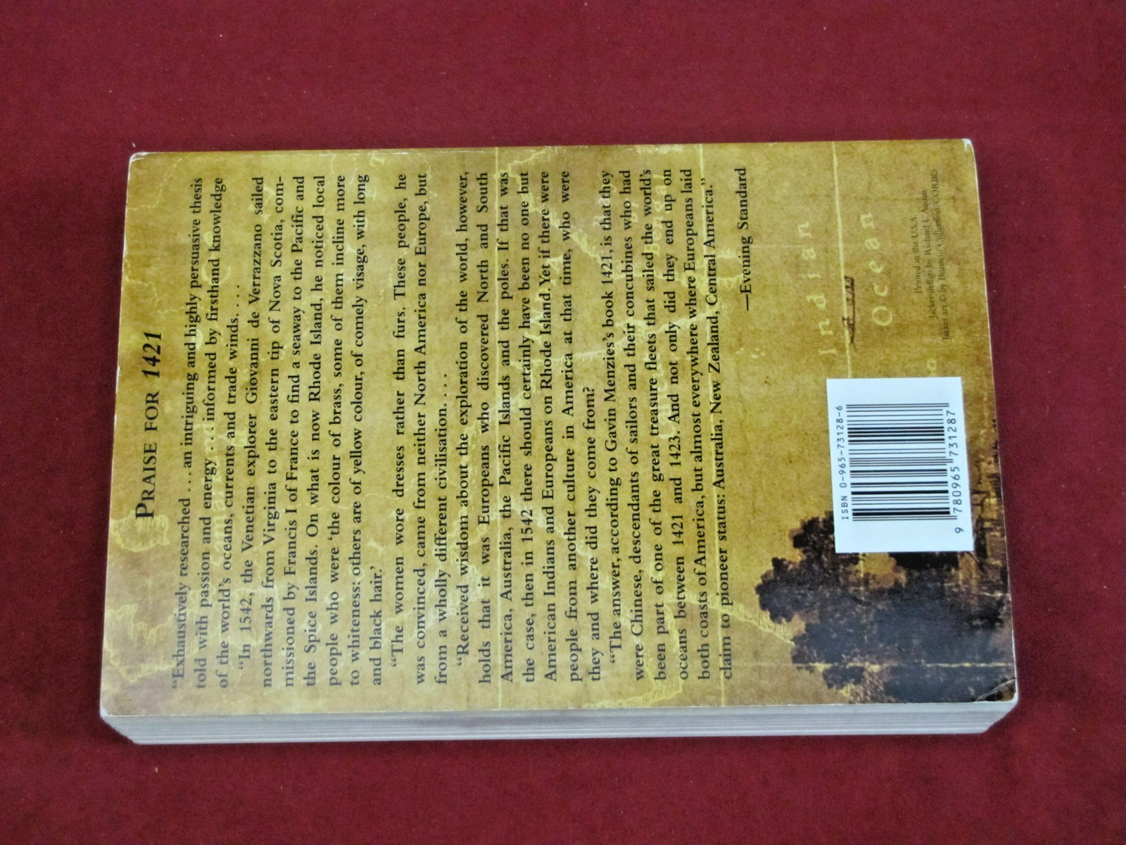 1421: The Year China Discovered America by Gavin Menzies (2002, Paperback) LN
