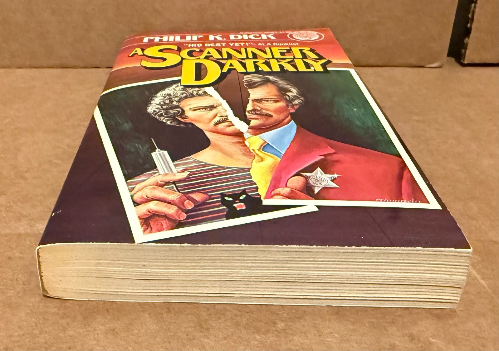 A SCANNER DARKLY by Philip K. Dick – 1977 Ballantine