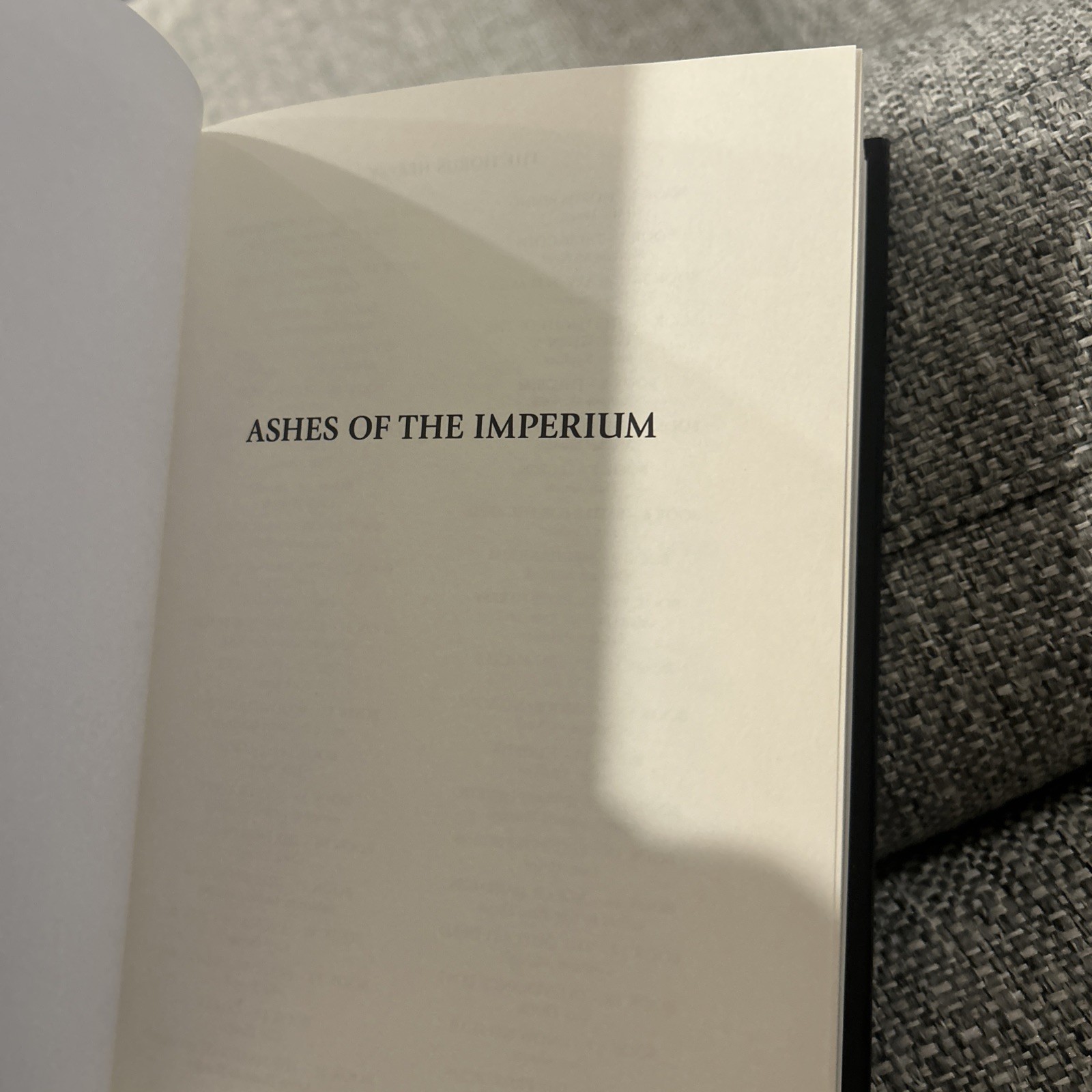 The Horus Heresy: Ashes of the Imperium – The Scouring: Book I Hardcover Used