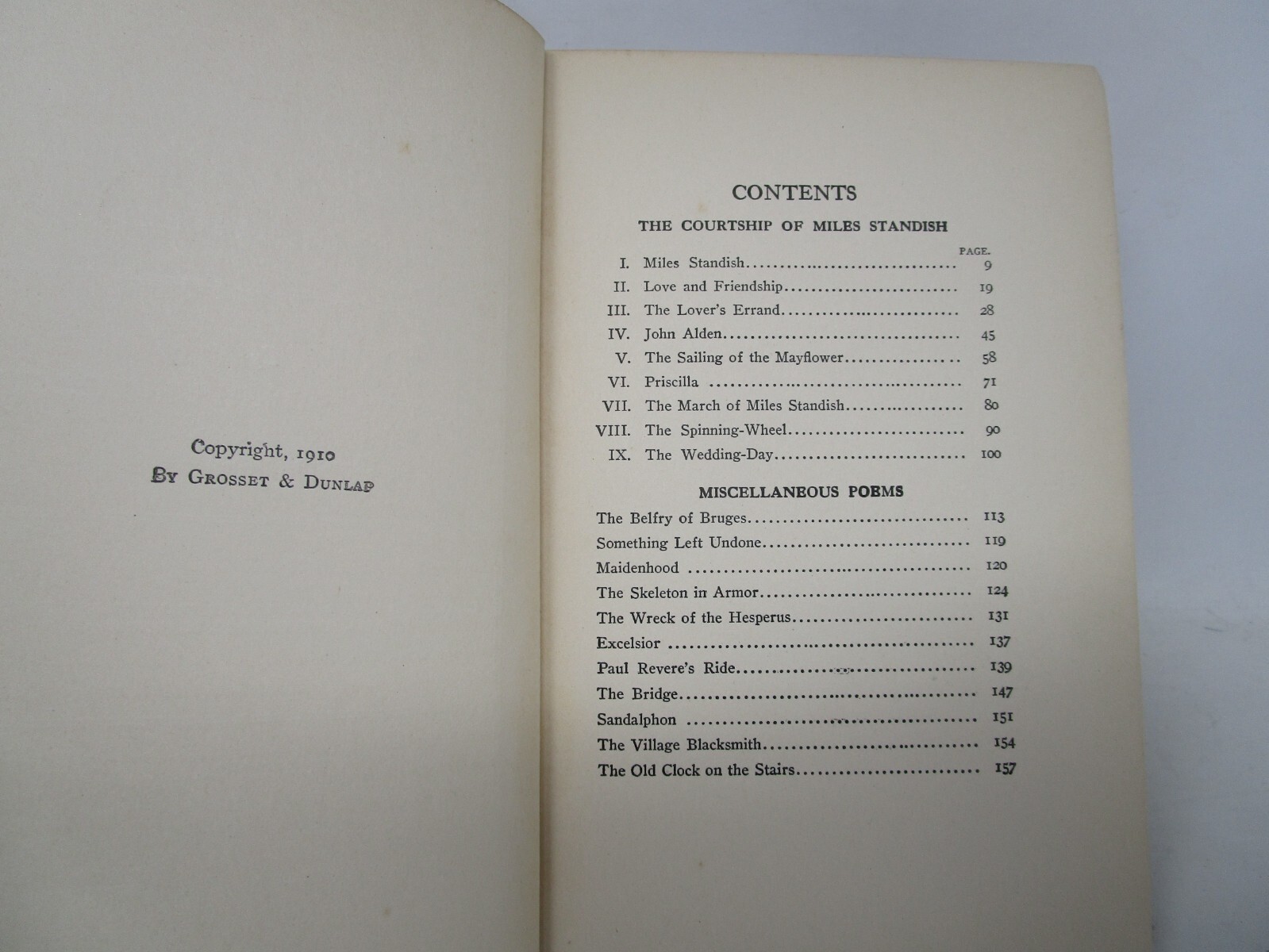 The Courtship of Miles Standish by Henry W. Longfellow 1910