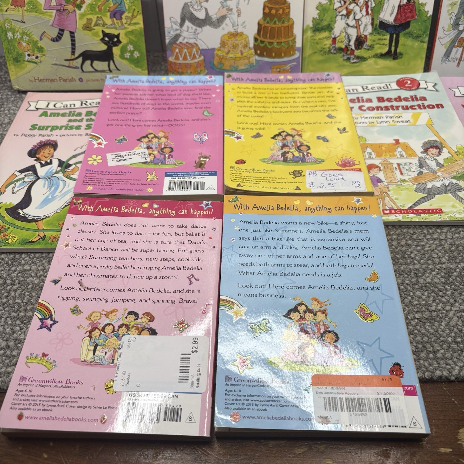Amelia Bedelia Books Set If 12 Easy Readers And Chapter Books Mixed Set Parish