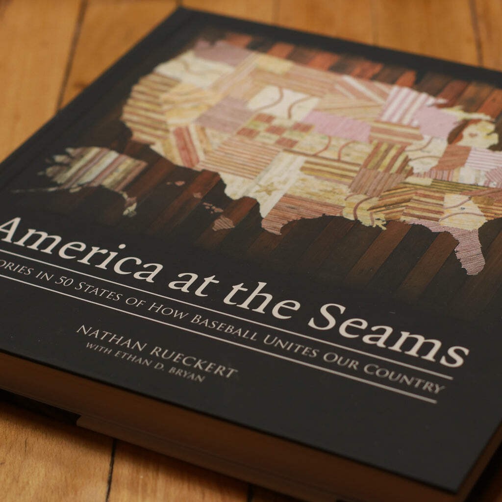 America At The Seams Baseball Hardcover Coffee Table Book by Nathan Rueckert