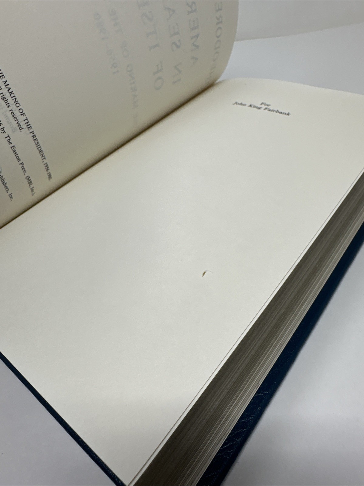 America In Search of Itself : The Making of The President The Easton Press 1986