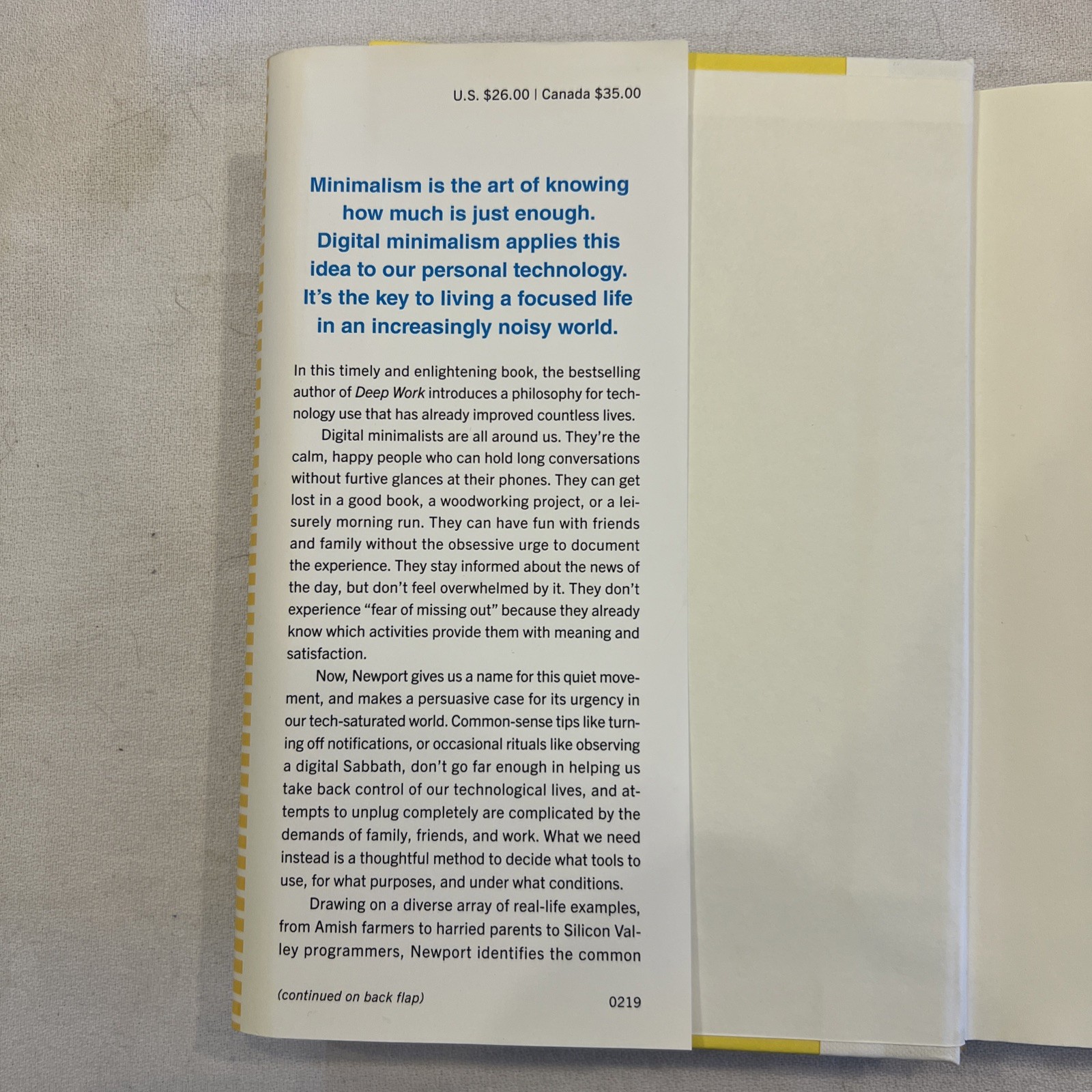 Book Digital Minimalism Choosing A Focused Life In A Noisy World Cal Newport