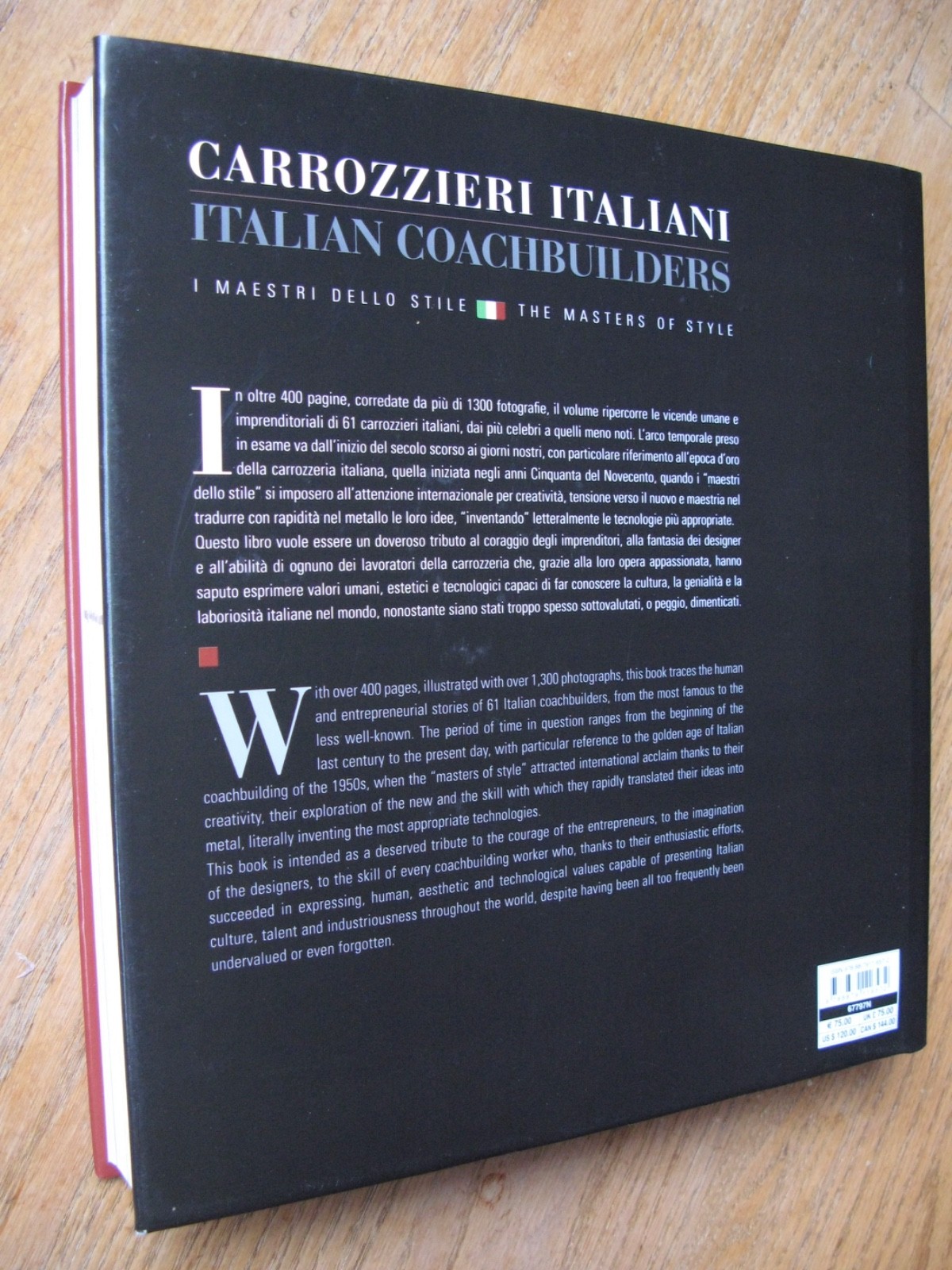 Italian Coachbuilders The Masters of Style by Elvio Deganello – 2016 book