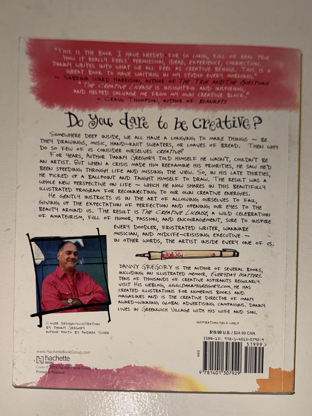 The Creative License by Danny Gregory (Paperback)