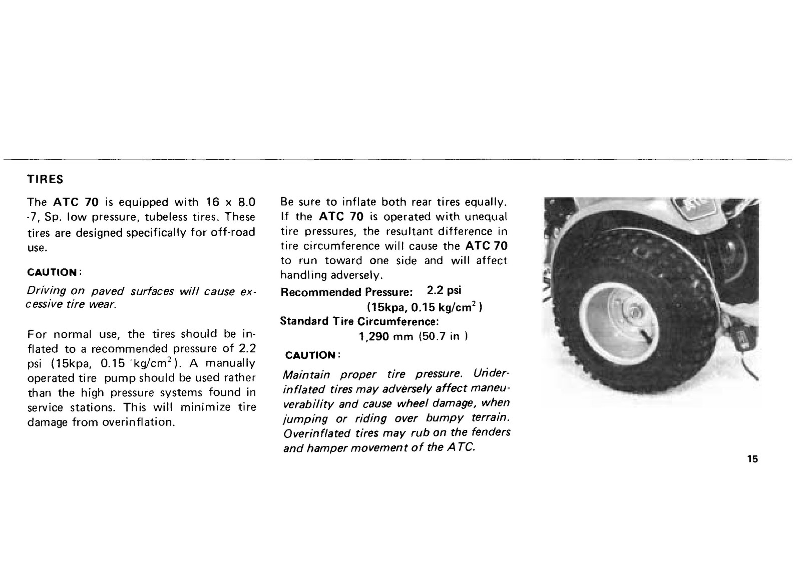 HONDA ATC70 All-Terrain Cycle Owners Manual 1982 – WIRE BOUND – TOUGH COVERS