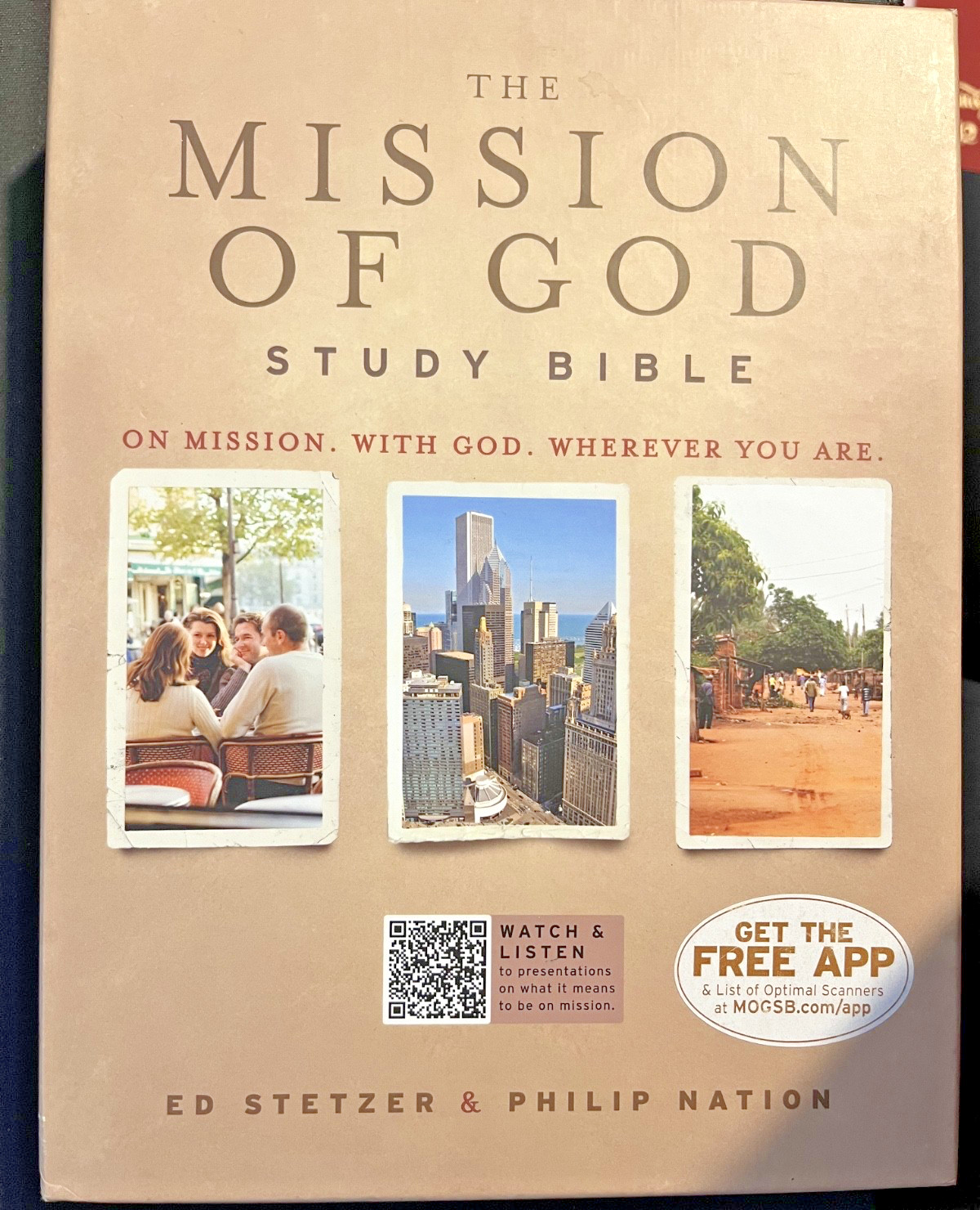 Mission of God Study Bible, Brown Simulated Leather by Philip Nation New HCSB