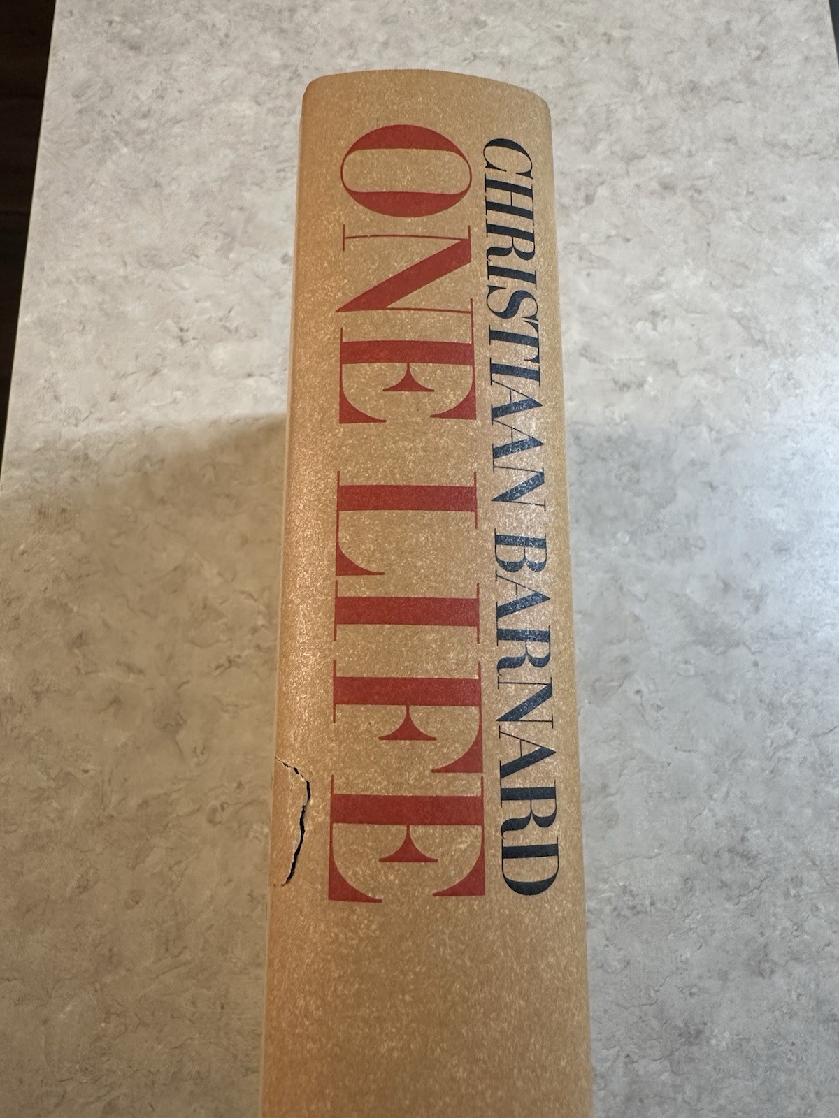 ONE LIFE by Christiaan Barnard, 1969, First Human Heart Transplant