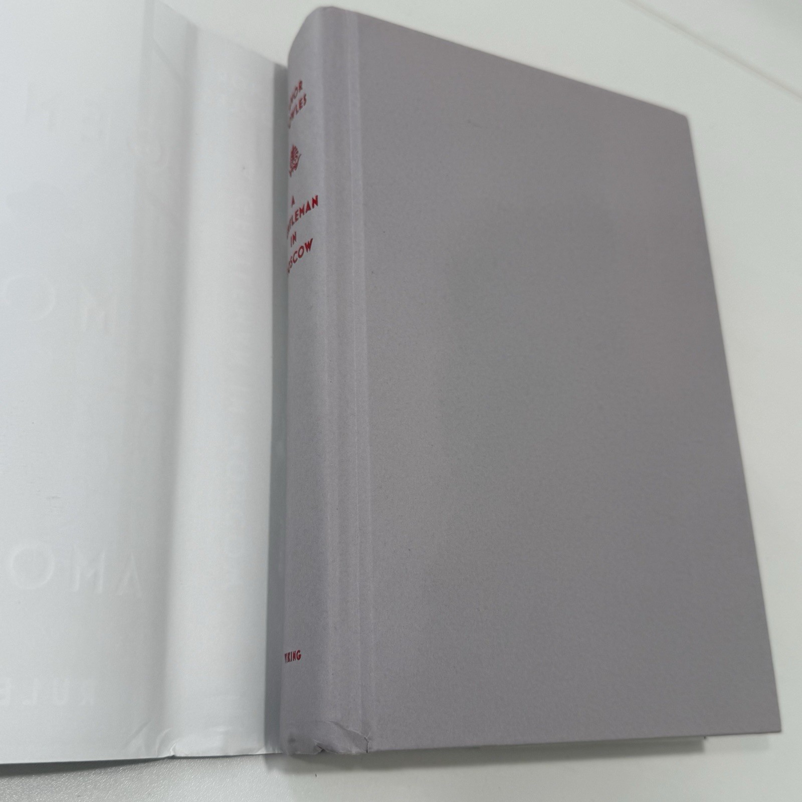 SIGNED A Gentleman in Moscow by Amor Towles 1st Edition Late Printing w/Stamp