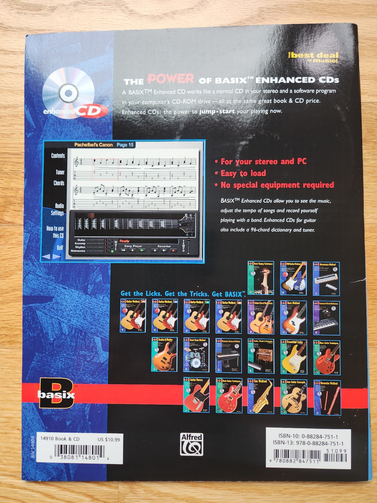 Basix TAB Guitar Method Book 1 with CD – Roy Manus Morty Manus Learn Guitar New