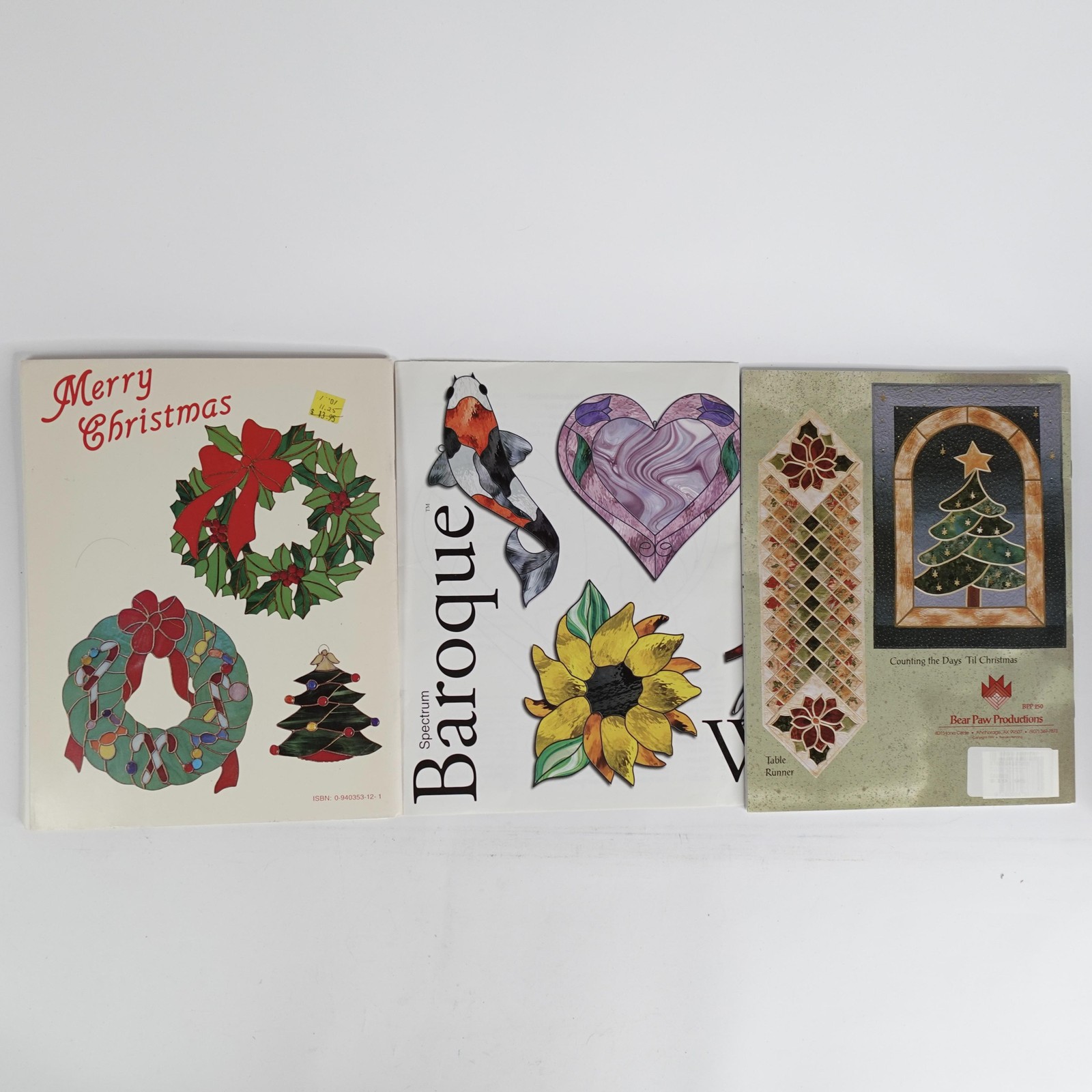 Stained Glass Book Lot 11 Patterns Technique Southwest Christmas Japanese