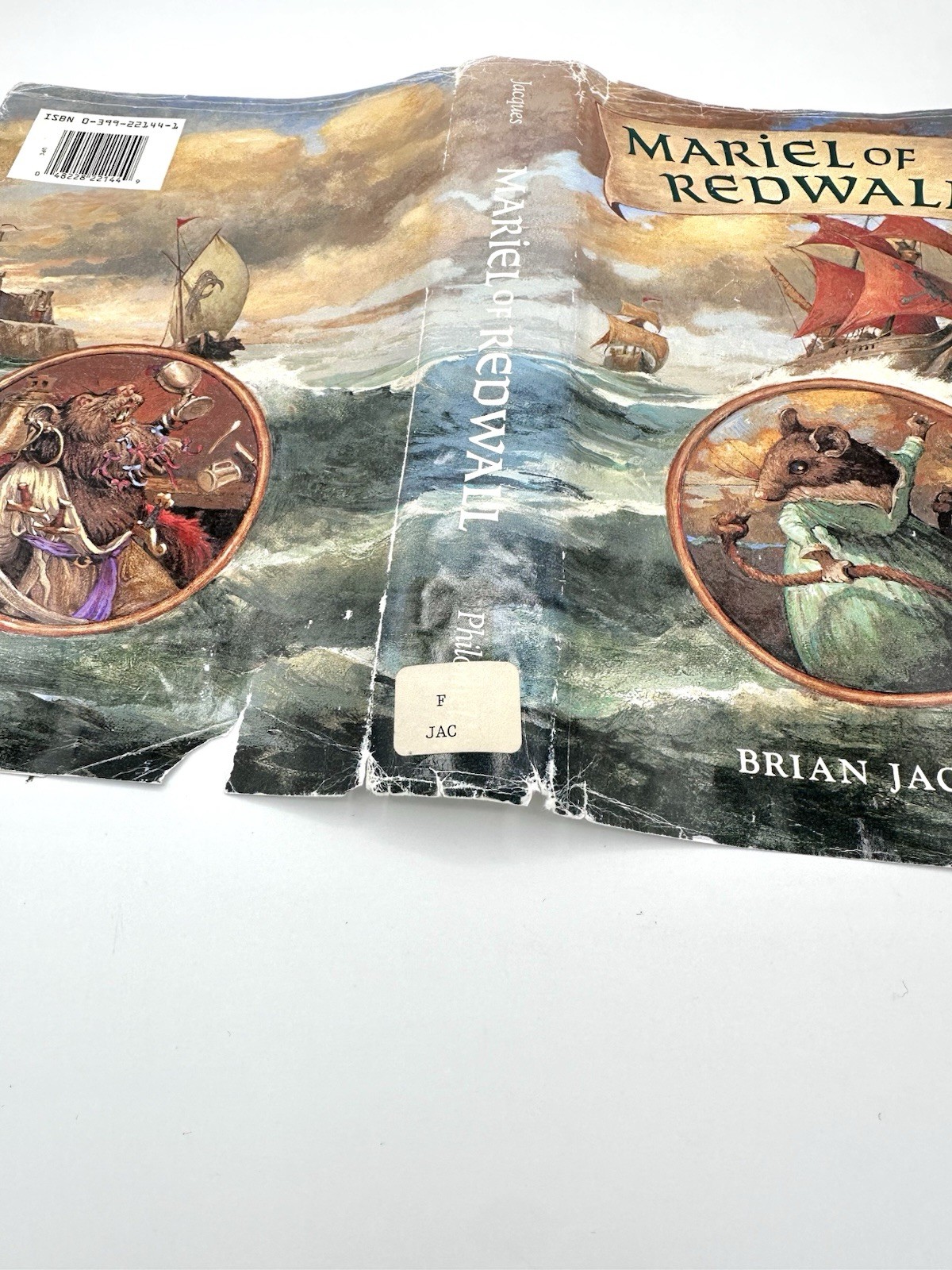 Mariel of Redwall by Brain Jacques 1st American Printing 6th Impression HD DJ