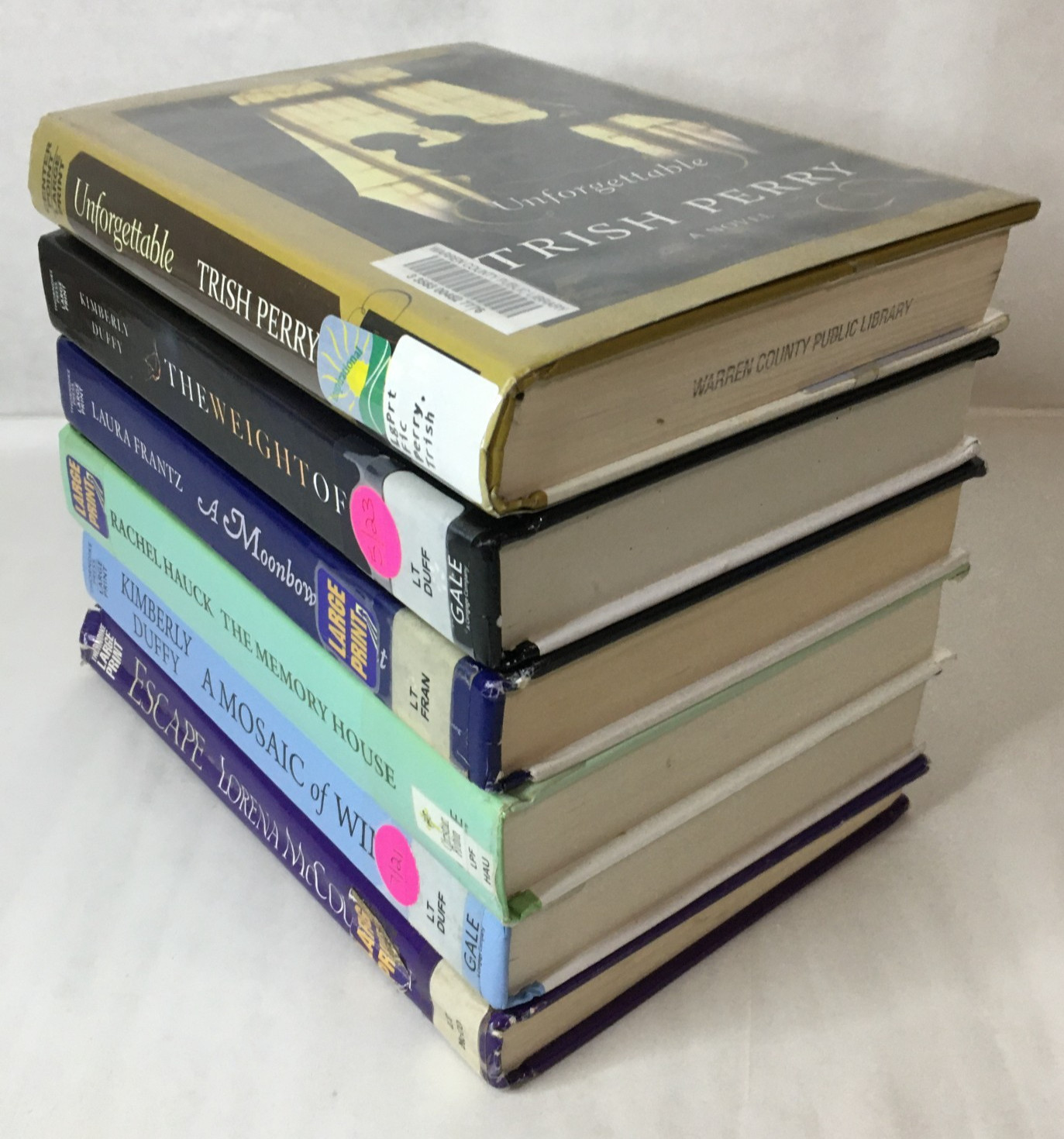 Standalone Historical Christian Romance LARGE PRINT Novel Lot of 6 – Duffy Perry
