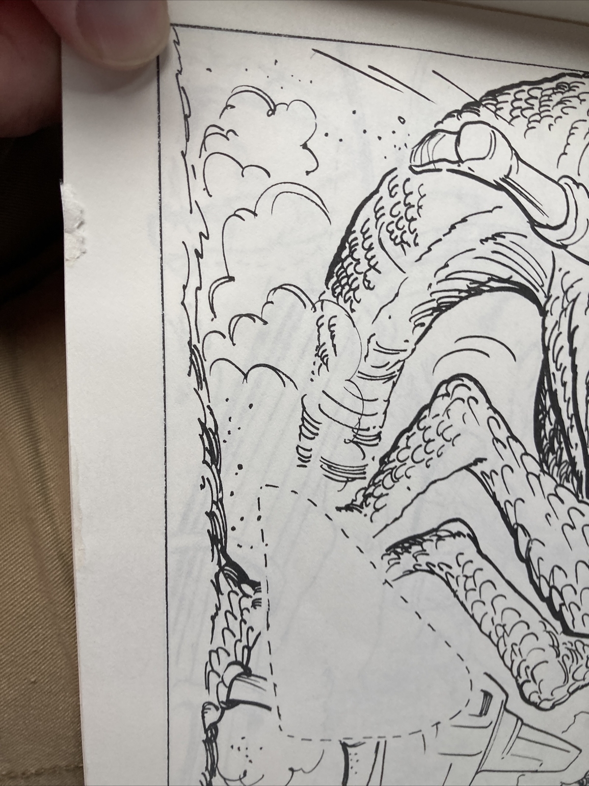 Unused VINTAGE 80s 1988 Golden STICKER FUN Coloring Book-DINO RIDERS #95