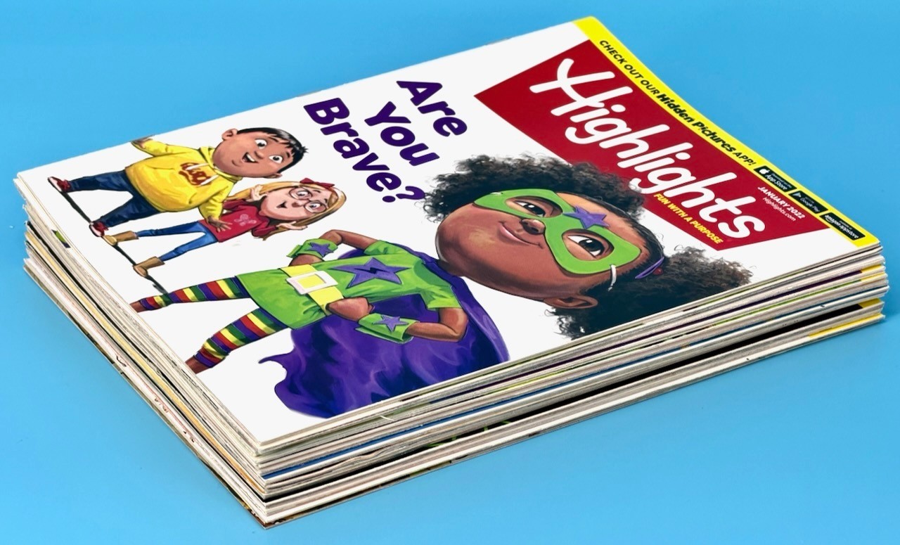 Highlights Magazine Kids Lot Of 12 – FULL YEAR 2022 Children Educational EUC